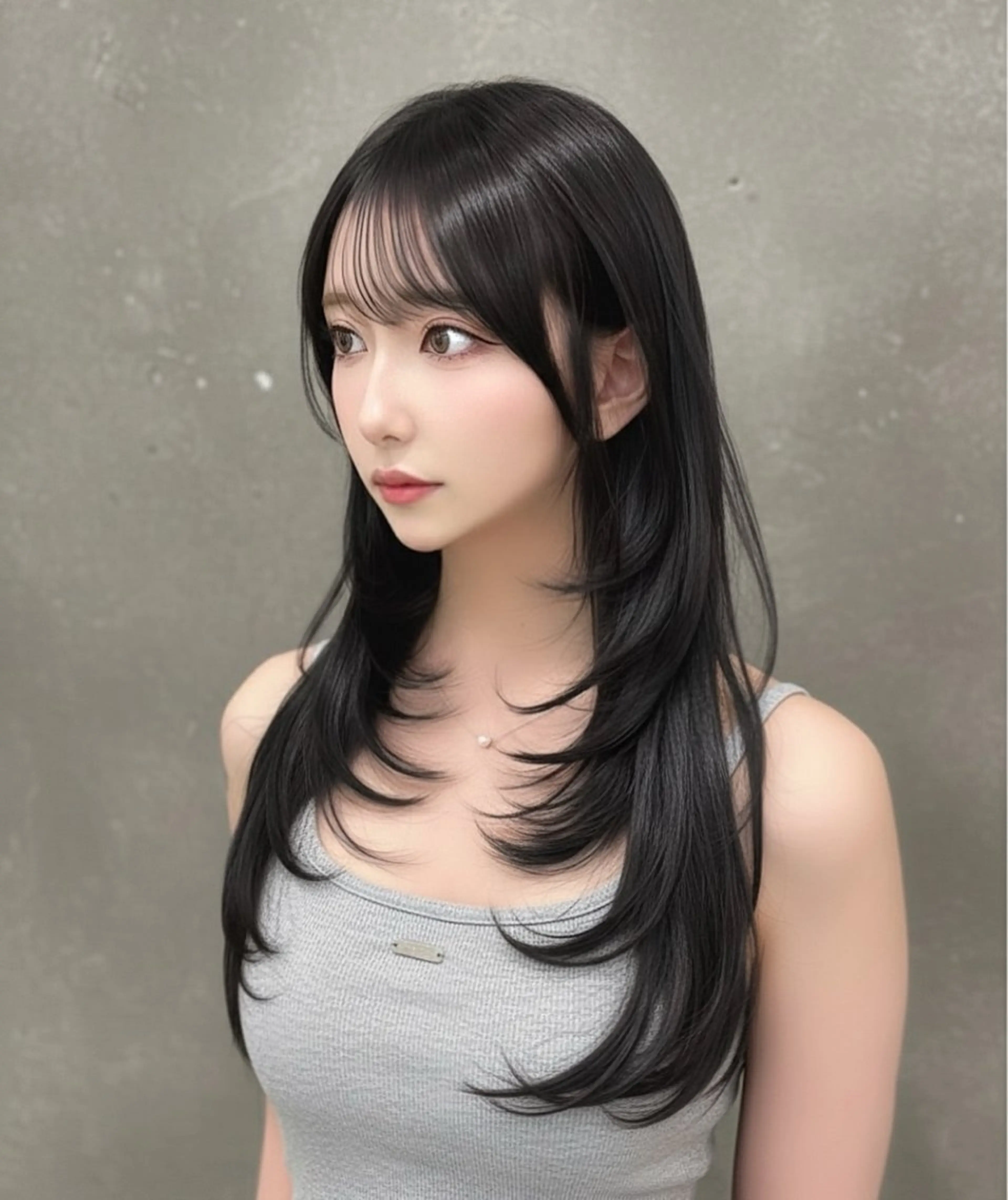 ロング カラー カット ヘアカラー トリートメント 韓国ヘア/髪質改善 TAKAHIROのヘアスタイル