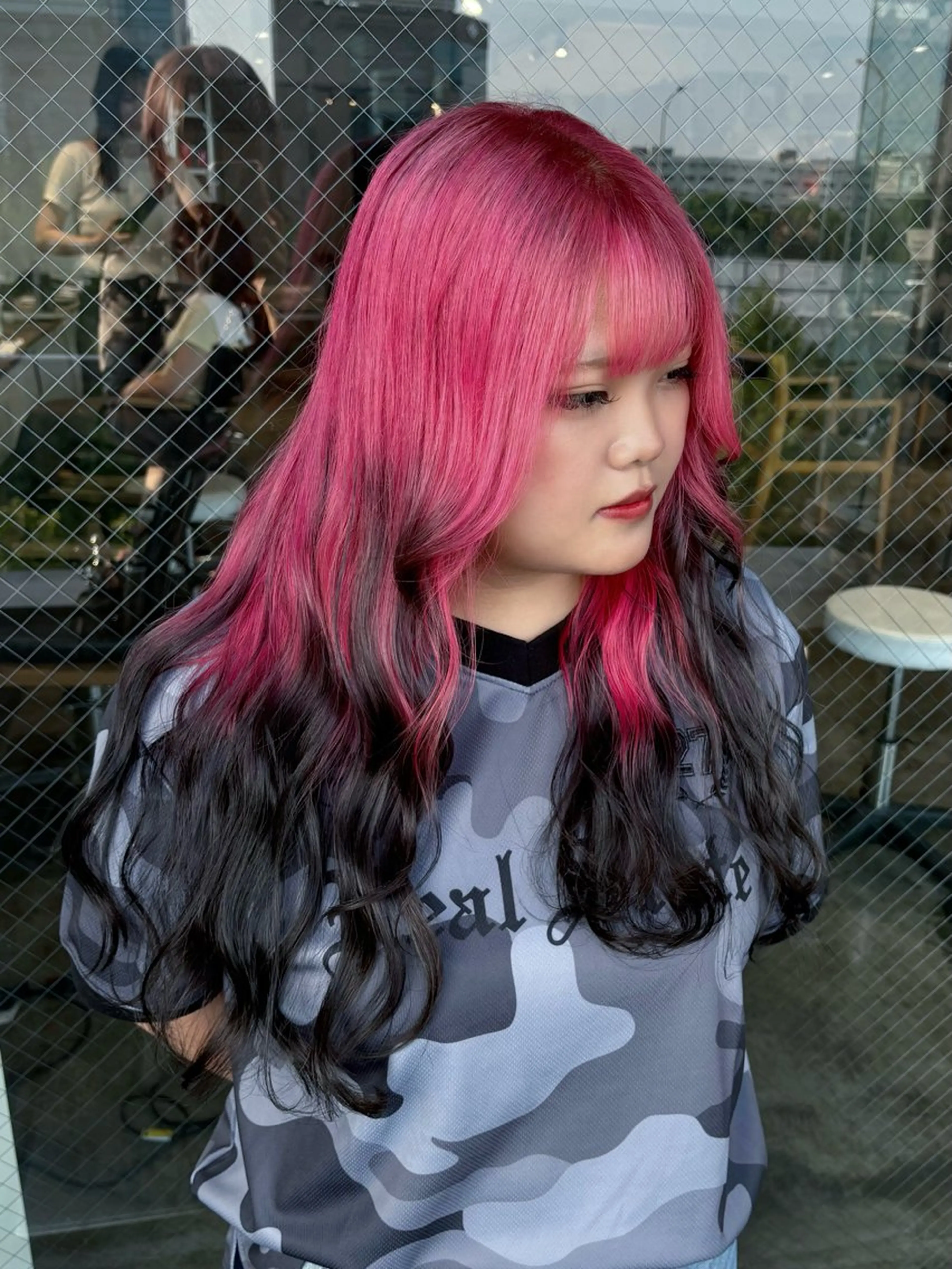 ロング カラー 💫miyu💫デザ インカラー/アレンジのヘアスタイル