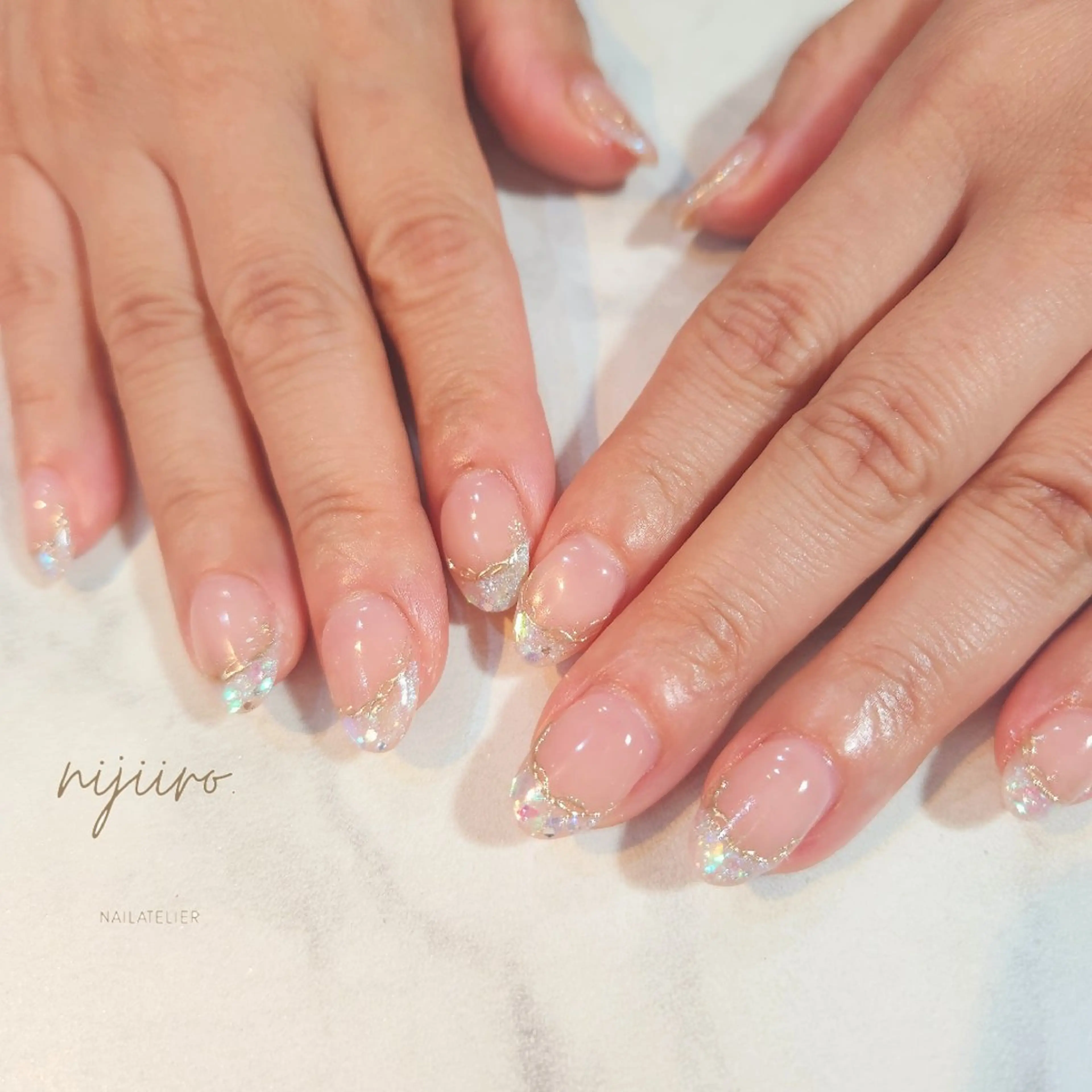 ネイル ハンドネイル nailatelier nijiiro.所属・nijiiro🌈 サトウのネイルデザイン