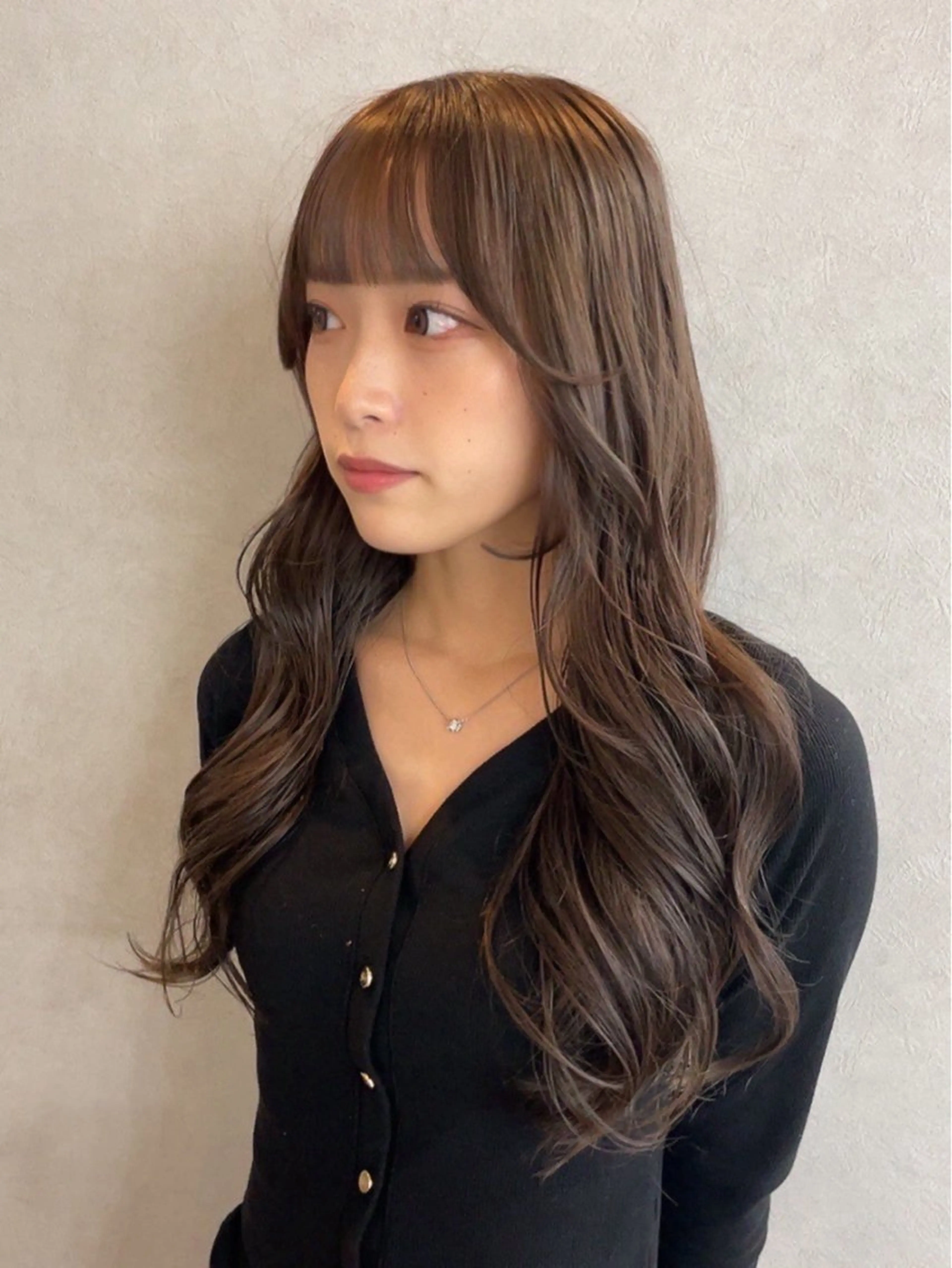 ロング カラー Soa所属・韓国風カラー✄ カズホのヘアスタイル