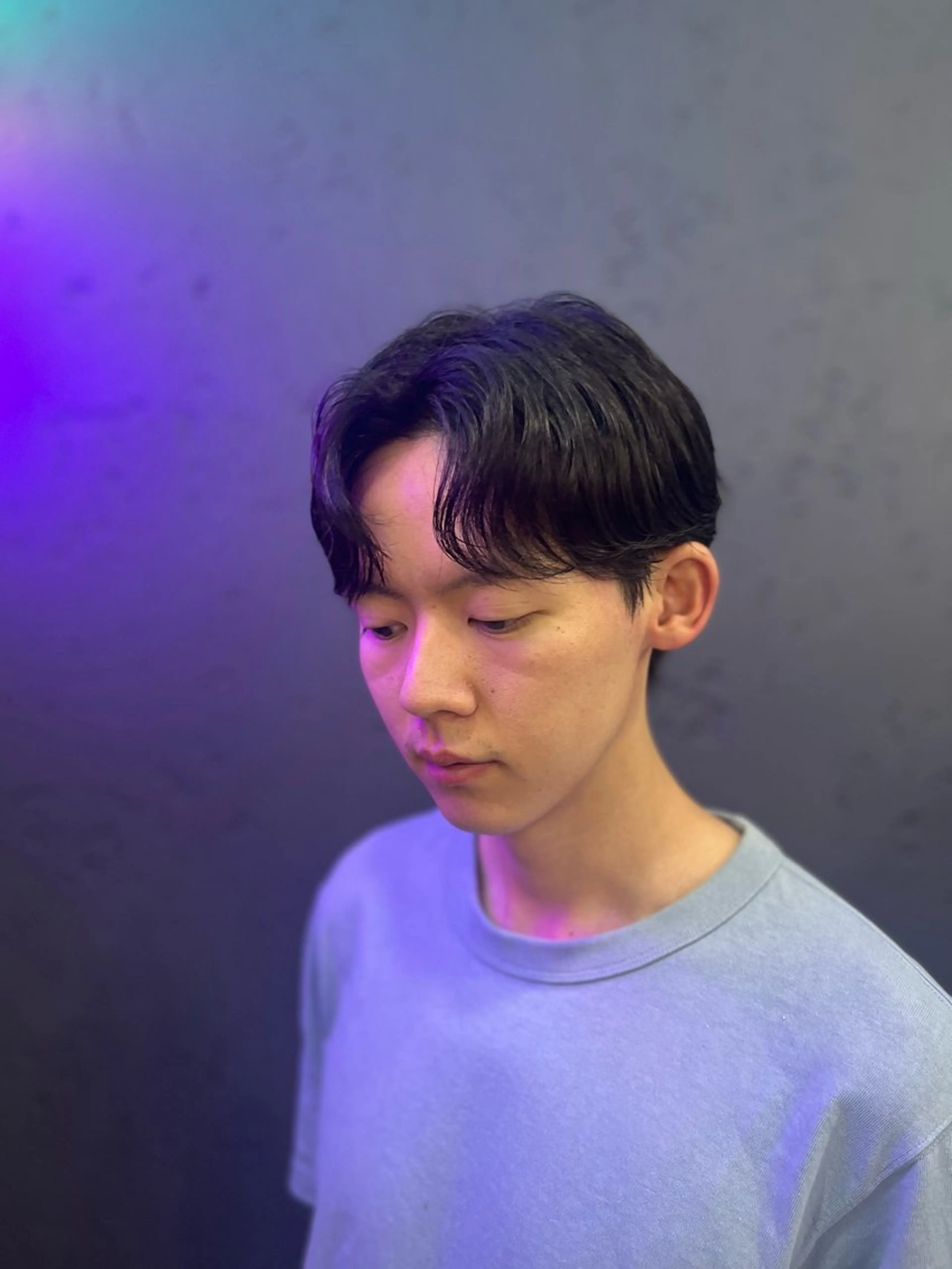 【#韓国風ニュアンスパーマ🇰🇷✨】+メンズカット付き!😚の写真