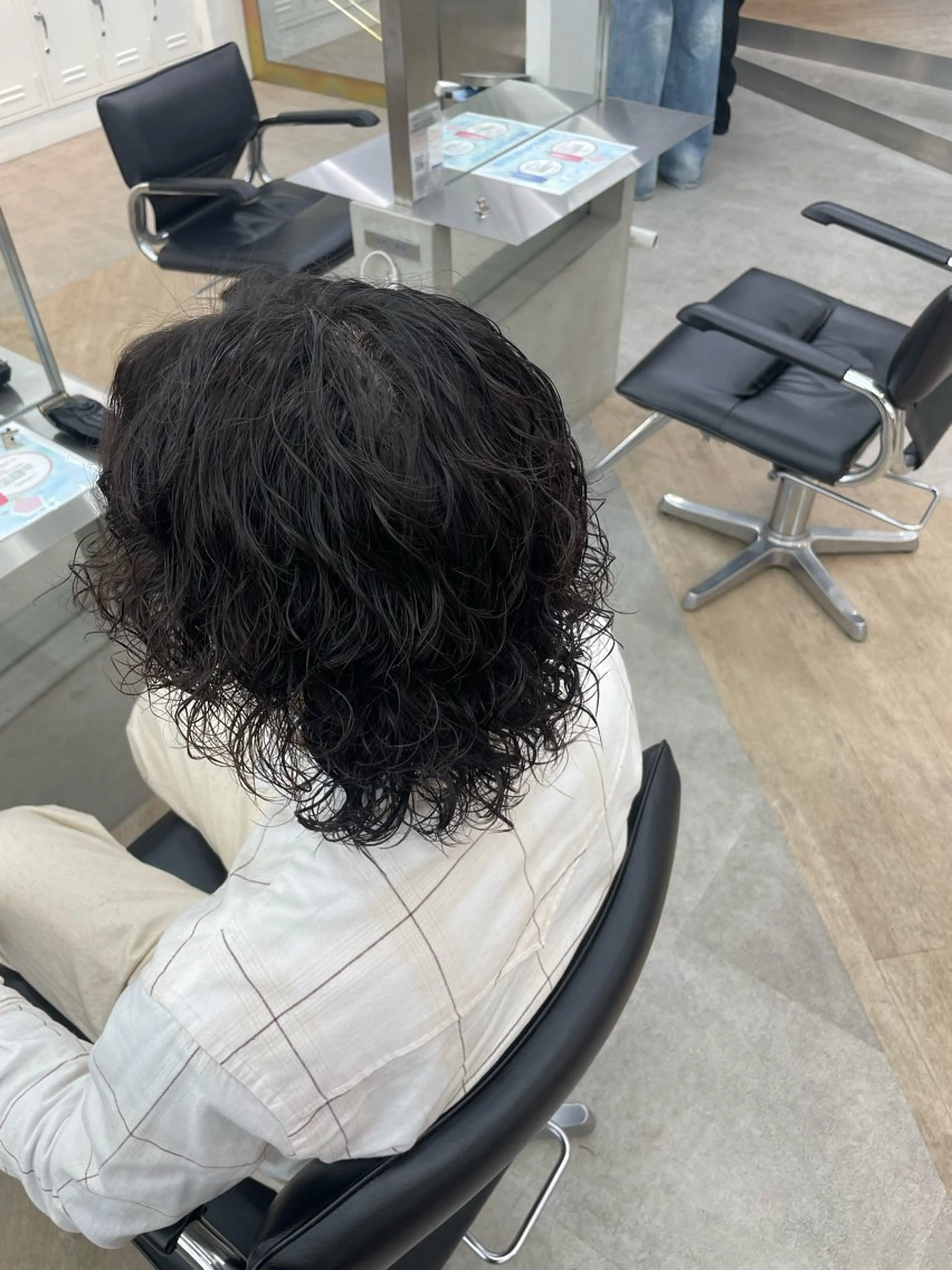 パーマ メンズ カット パーマ メンズ/シャドウ/ 波巻き/kyogoのヘアスタイル