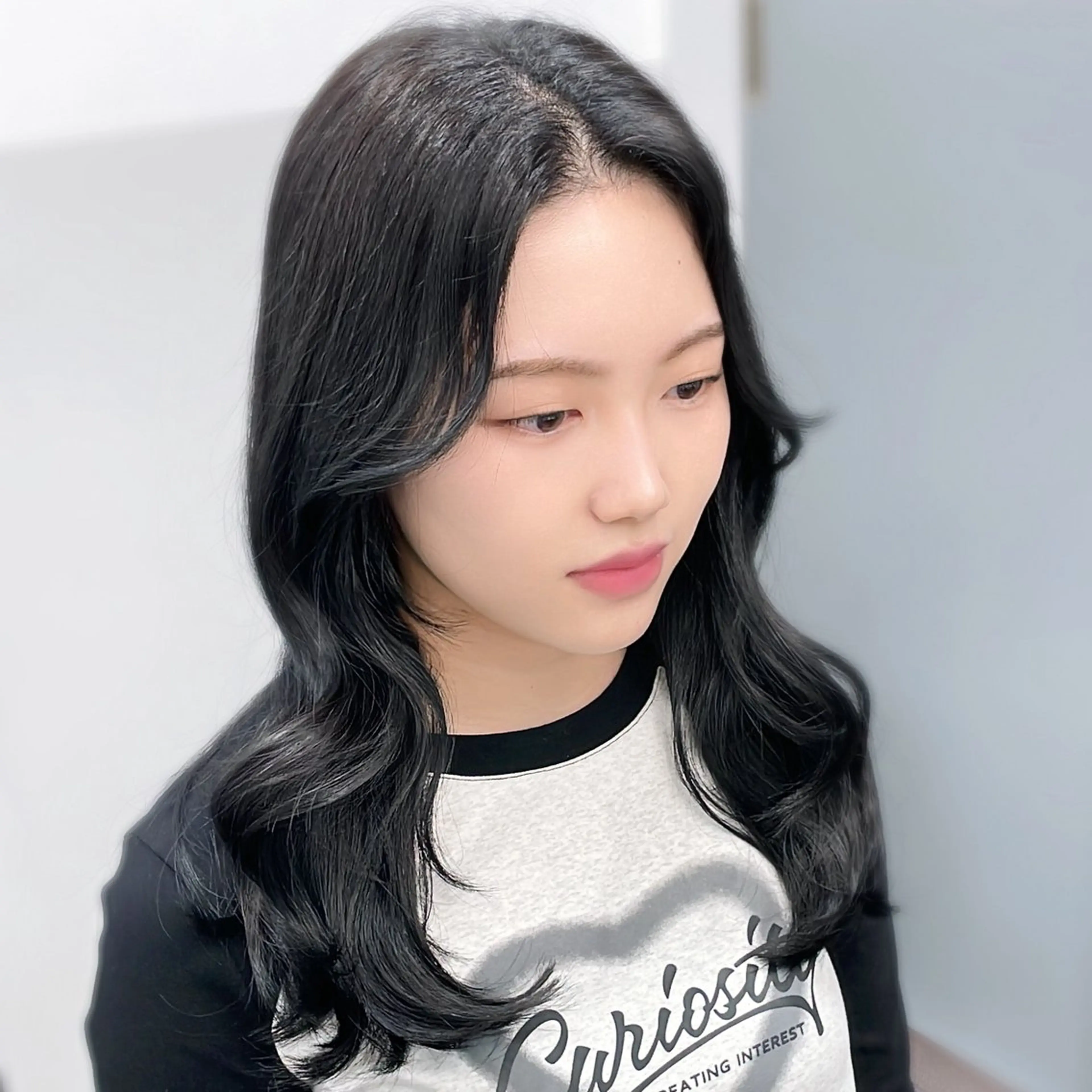 セミロング カラー カット ヘアカラー トリートメント 💎韓国ヘア💎 Harukaのヘアスタイル