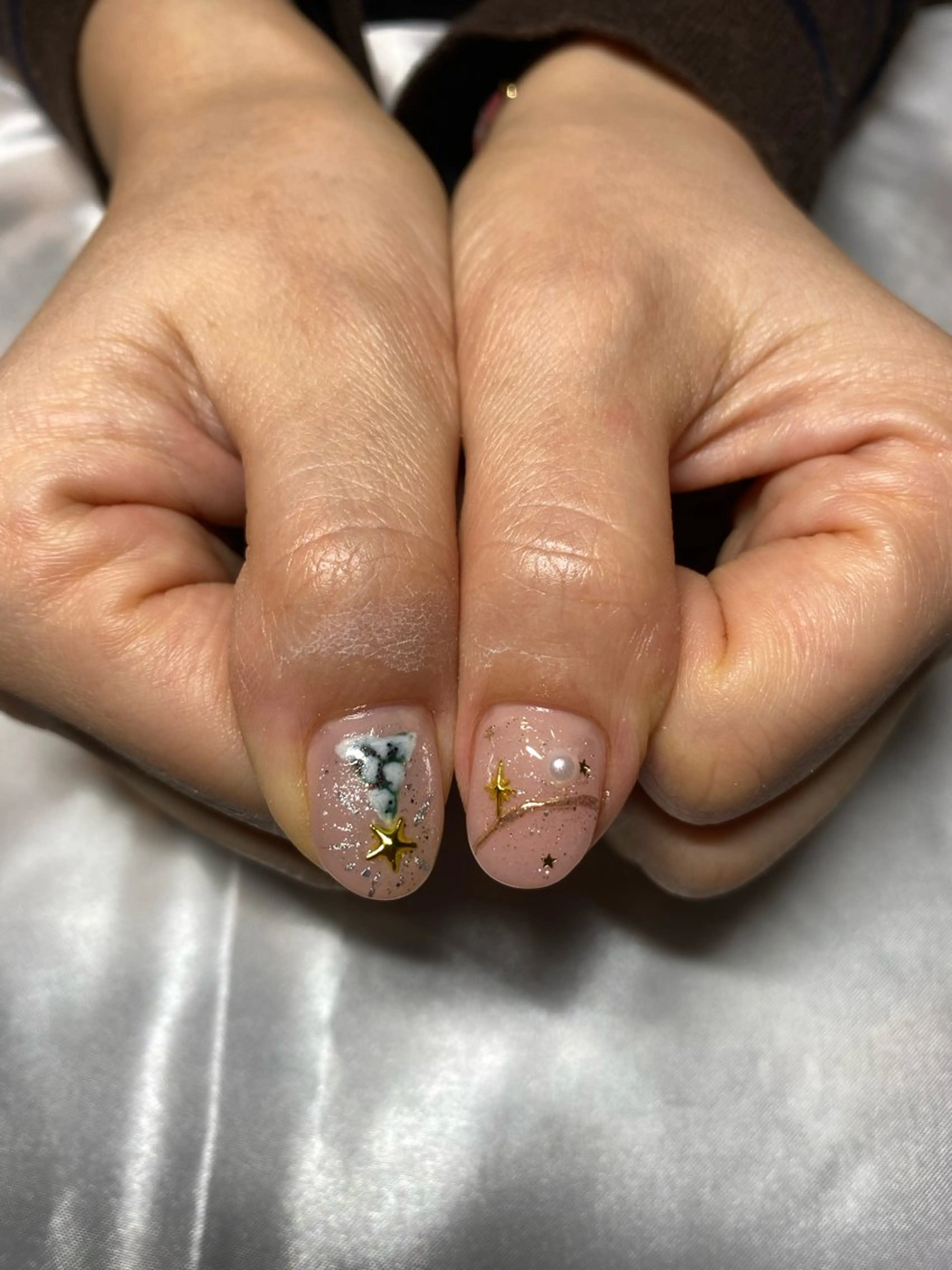 ネイル 冬ネイル クリスマス シェアサロンルレイル所属・REINA ルレイル心斎橋のネイルデザイン