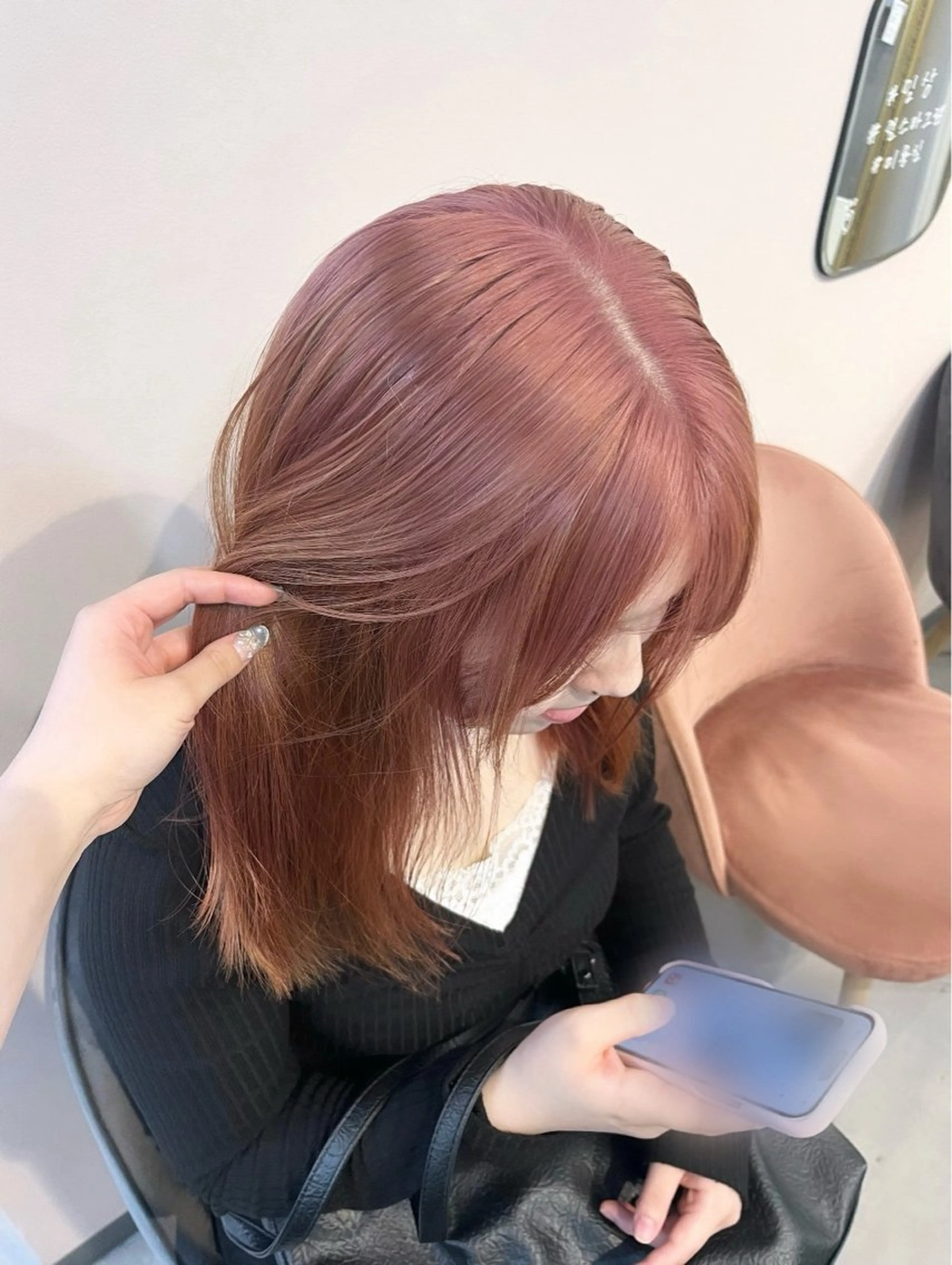 ミディアム ヘアカラー トリートメント 当日予約◎ risaのヘアスタイル