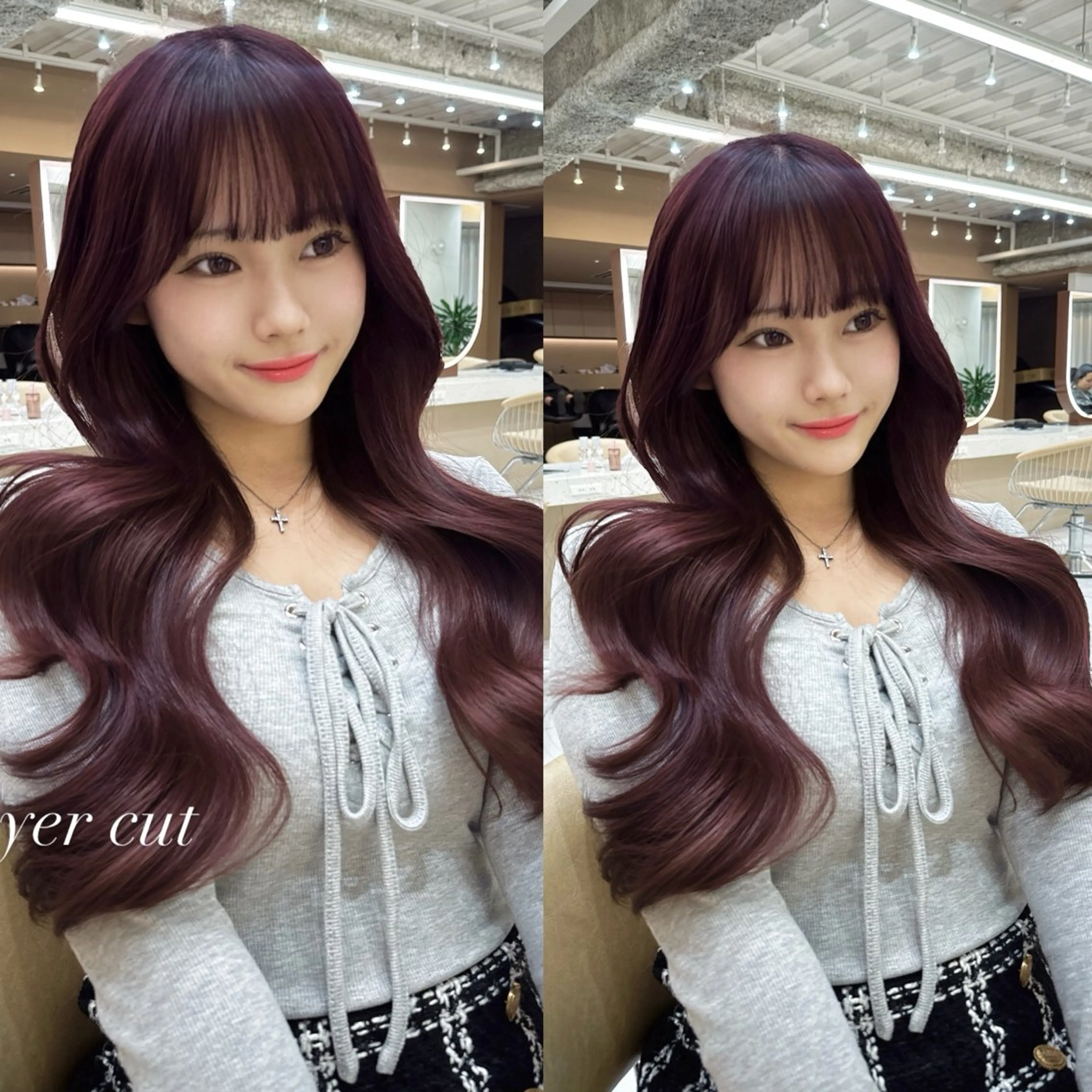 ロング カラー レイヤー ♡Miku♡のヘアスタイル