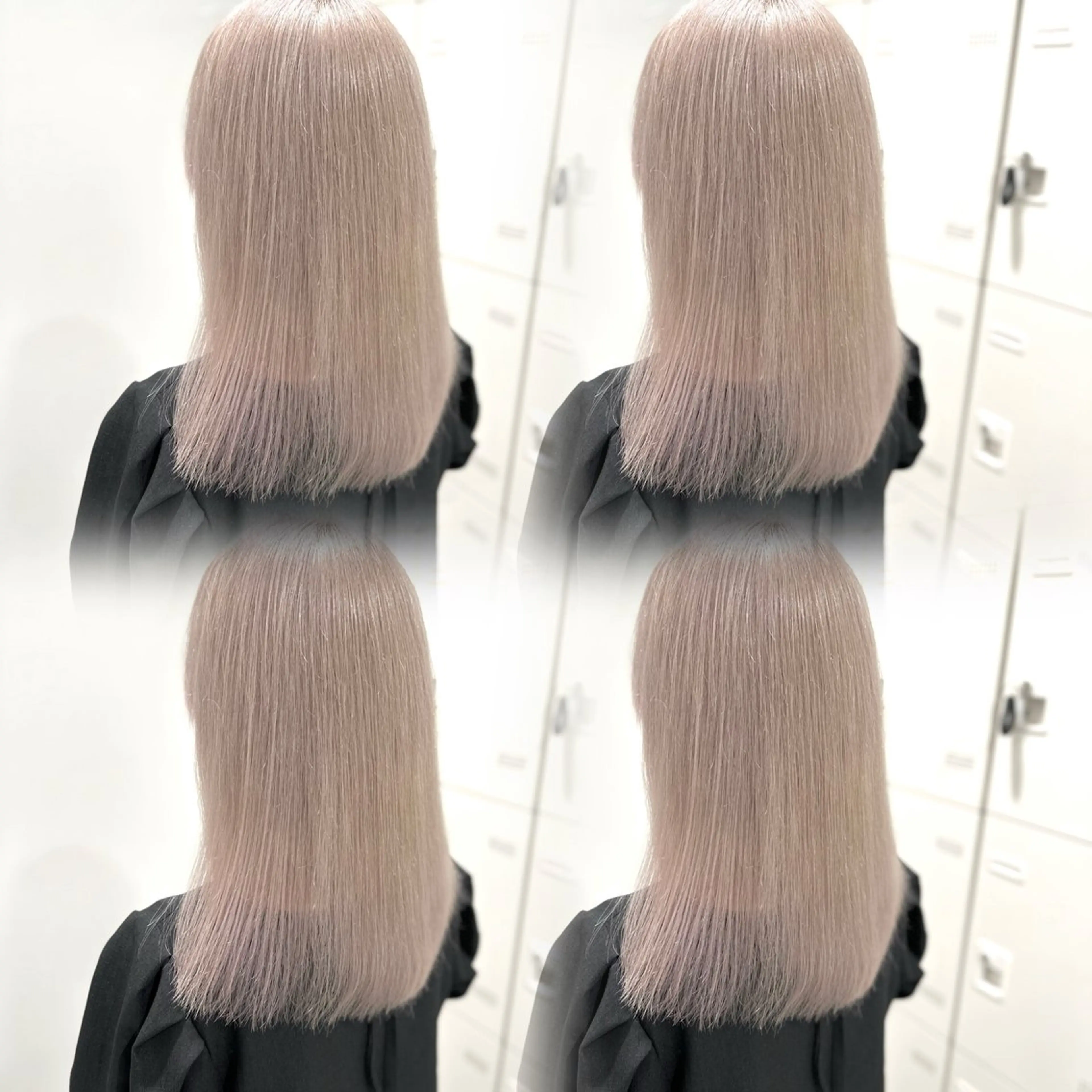 セミロング カラー ハイトーン/レイヤー 透明感/瑶平のヘアスタイル