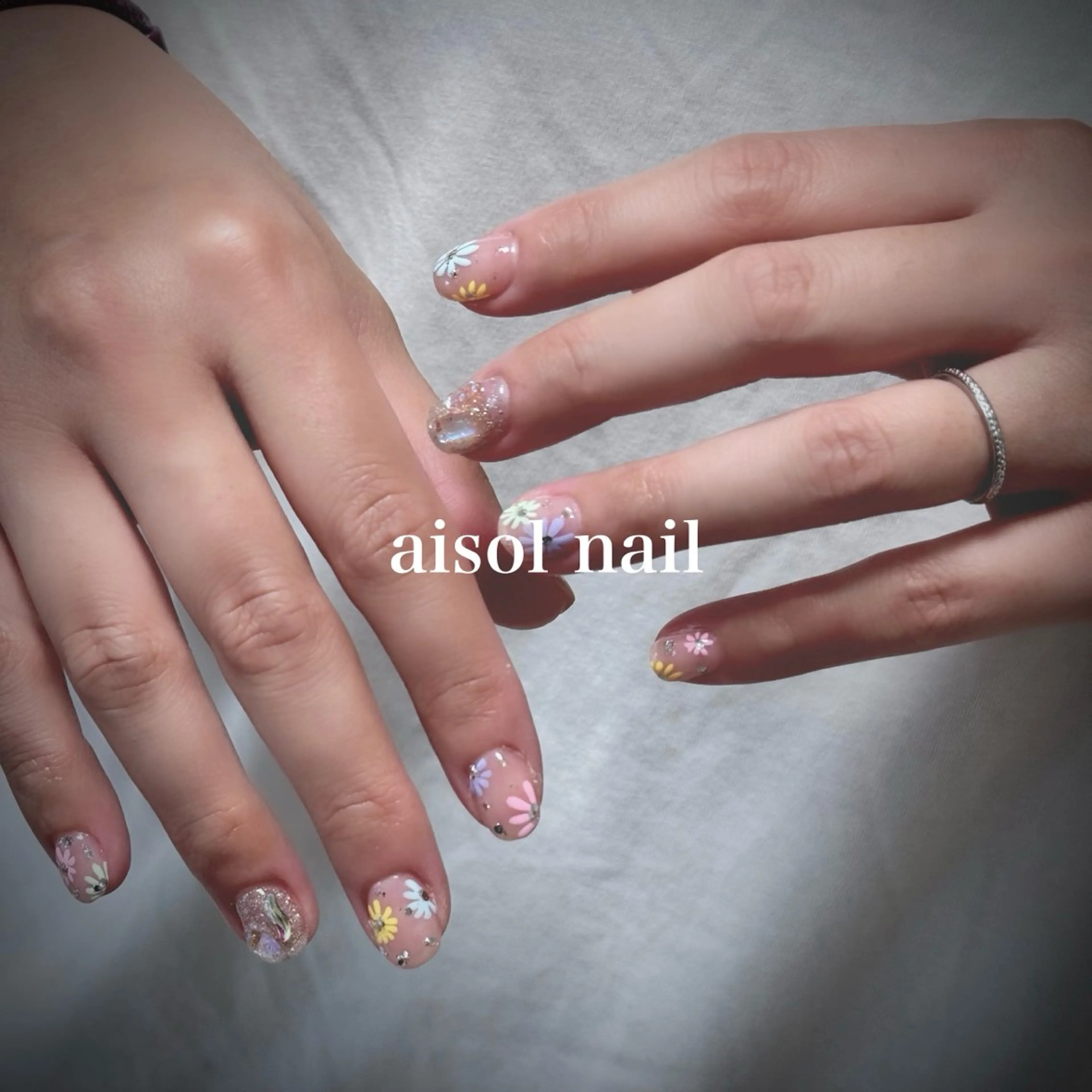 ネイル パステルネイル ハンドネイル Aisol nail salonのネイルデザイン