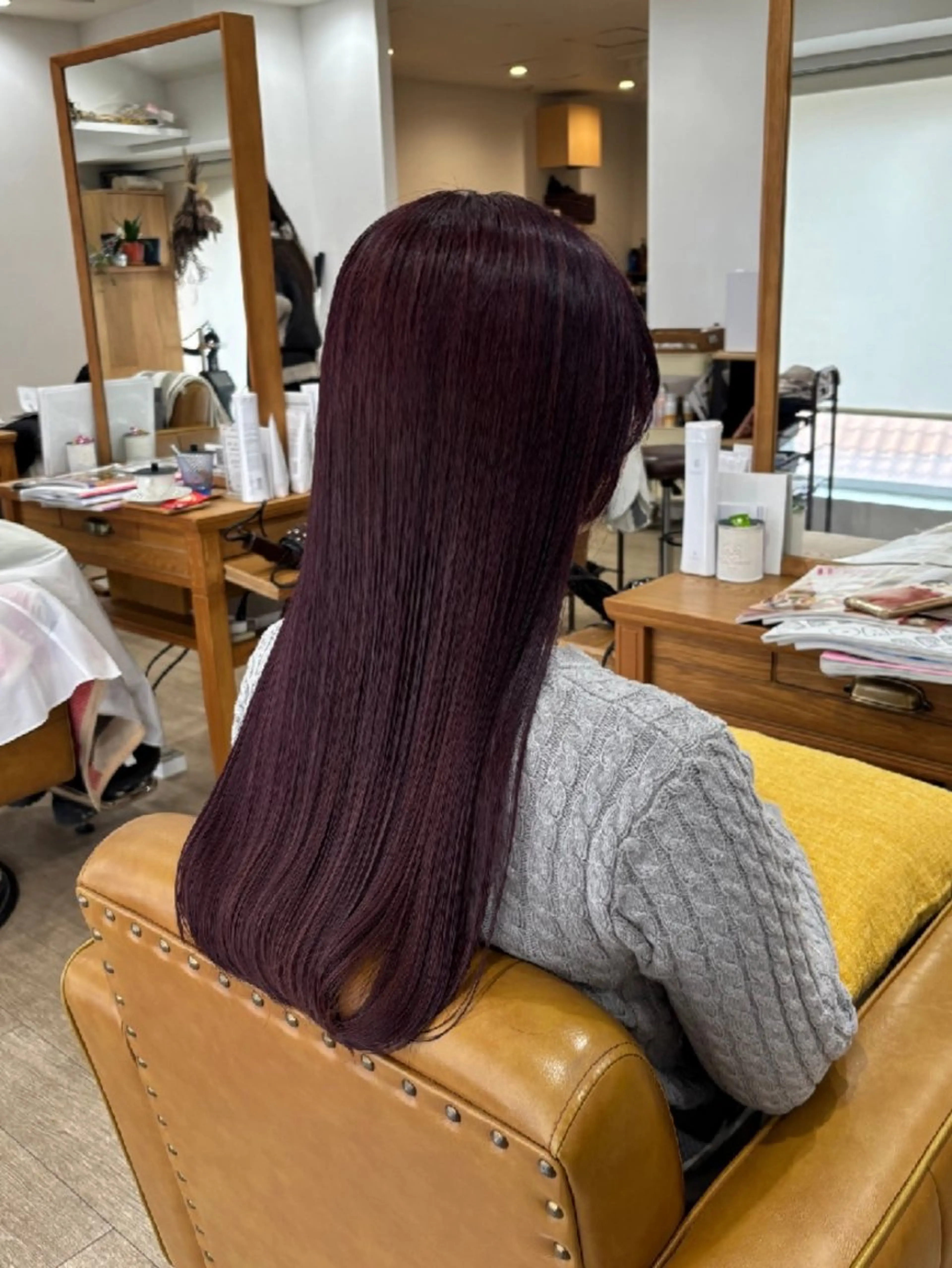 ダブルカラー(ブリーチなし)+トリートメントの写真