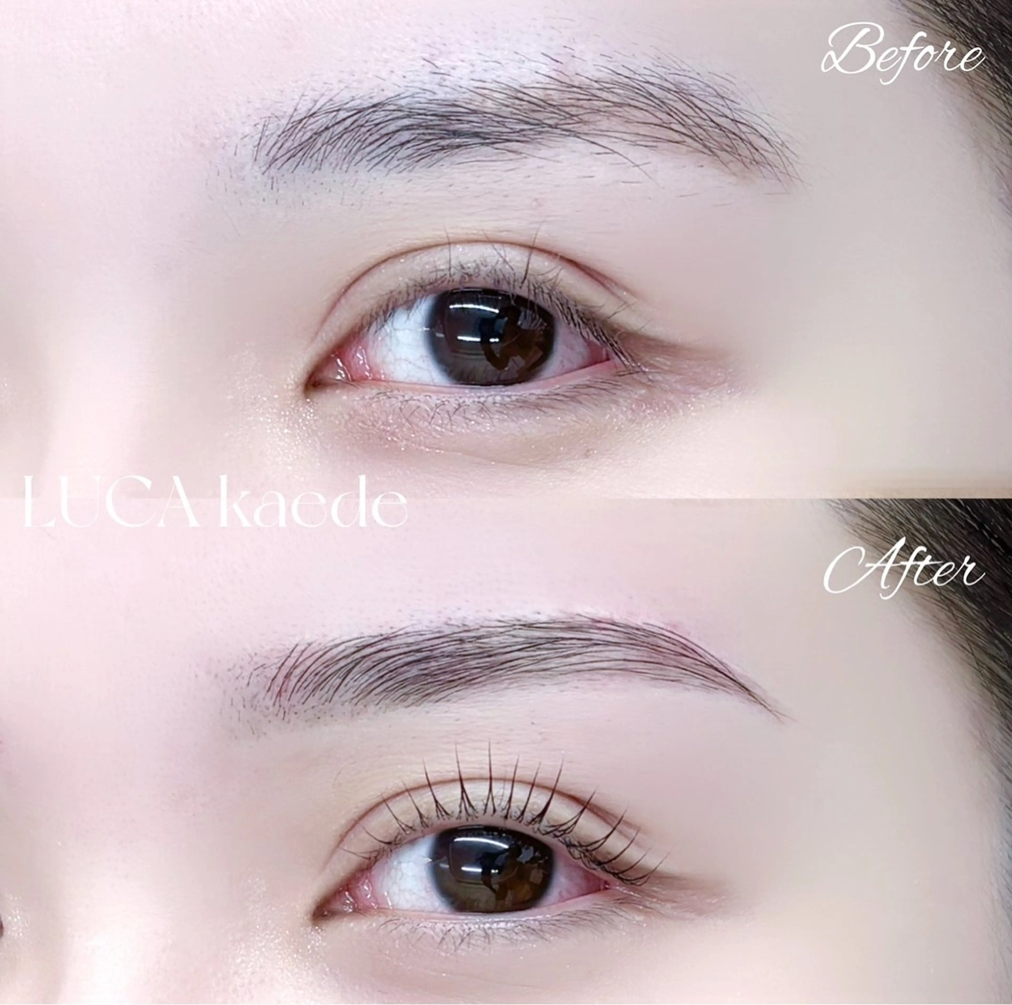 X'masクーポン🎄❤️HBL＋美眉WAX【間引き・メイク込】➕選べるまつ毛パーマ【トリートメント・コーティング】の写真