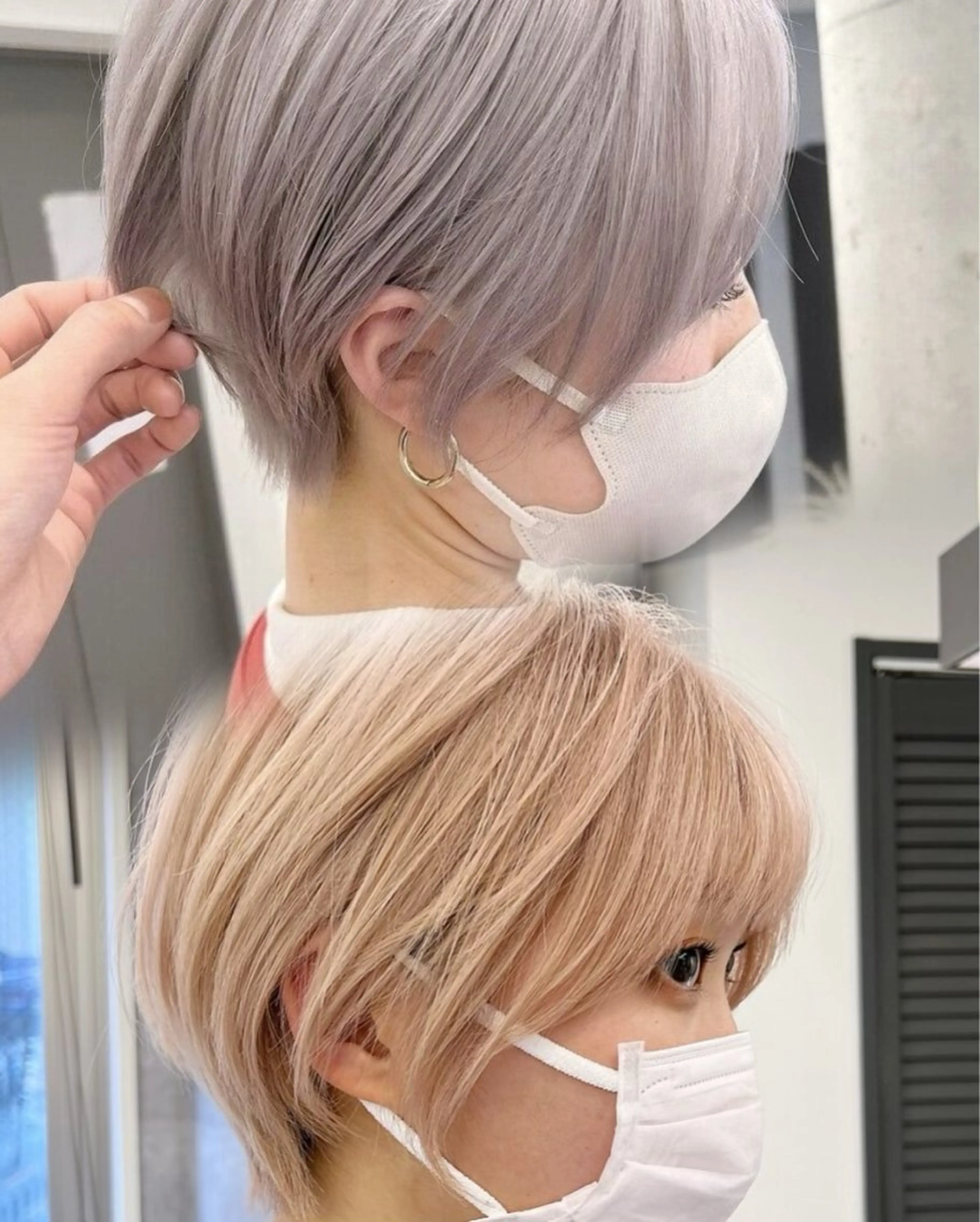 ショート 丸みショート ショートヘア ケアブリーチ🌟 ♢WATARU♢のヘアスタイル