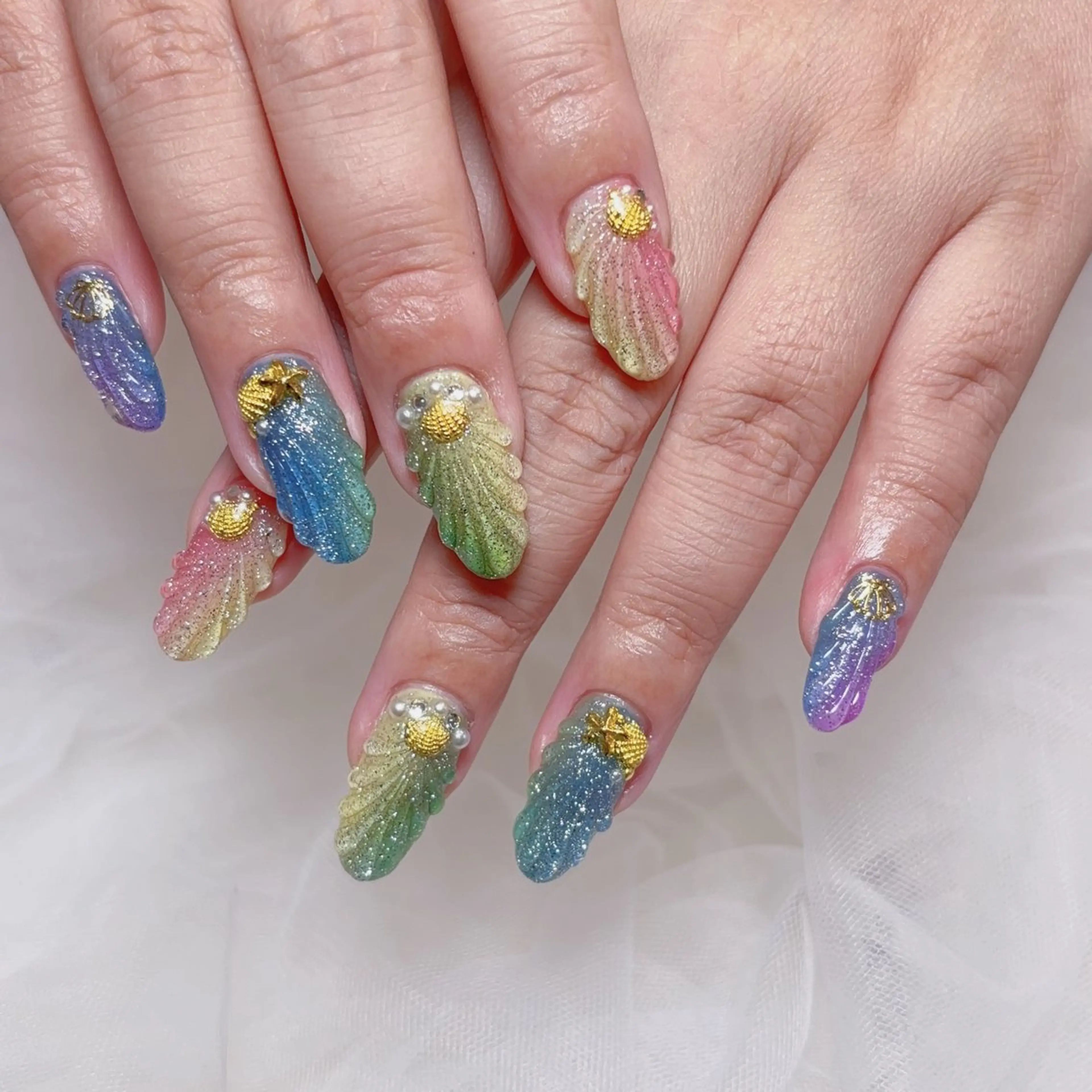 🌸チップ長さだし10本+持ち込みLプランの写真