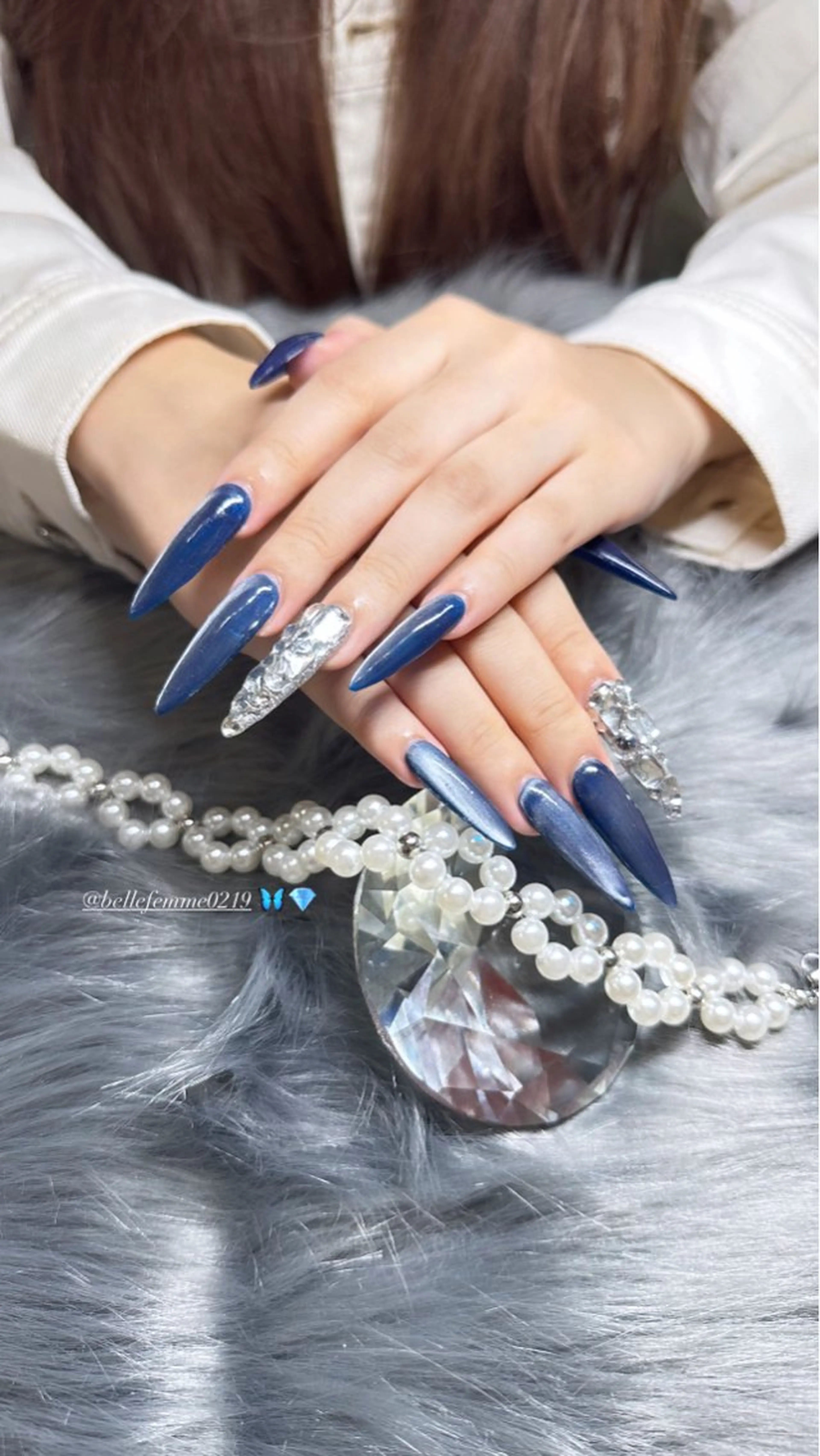 💐✨成人式ネイル✨💐(持ち込みデザイン)の写真