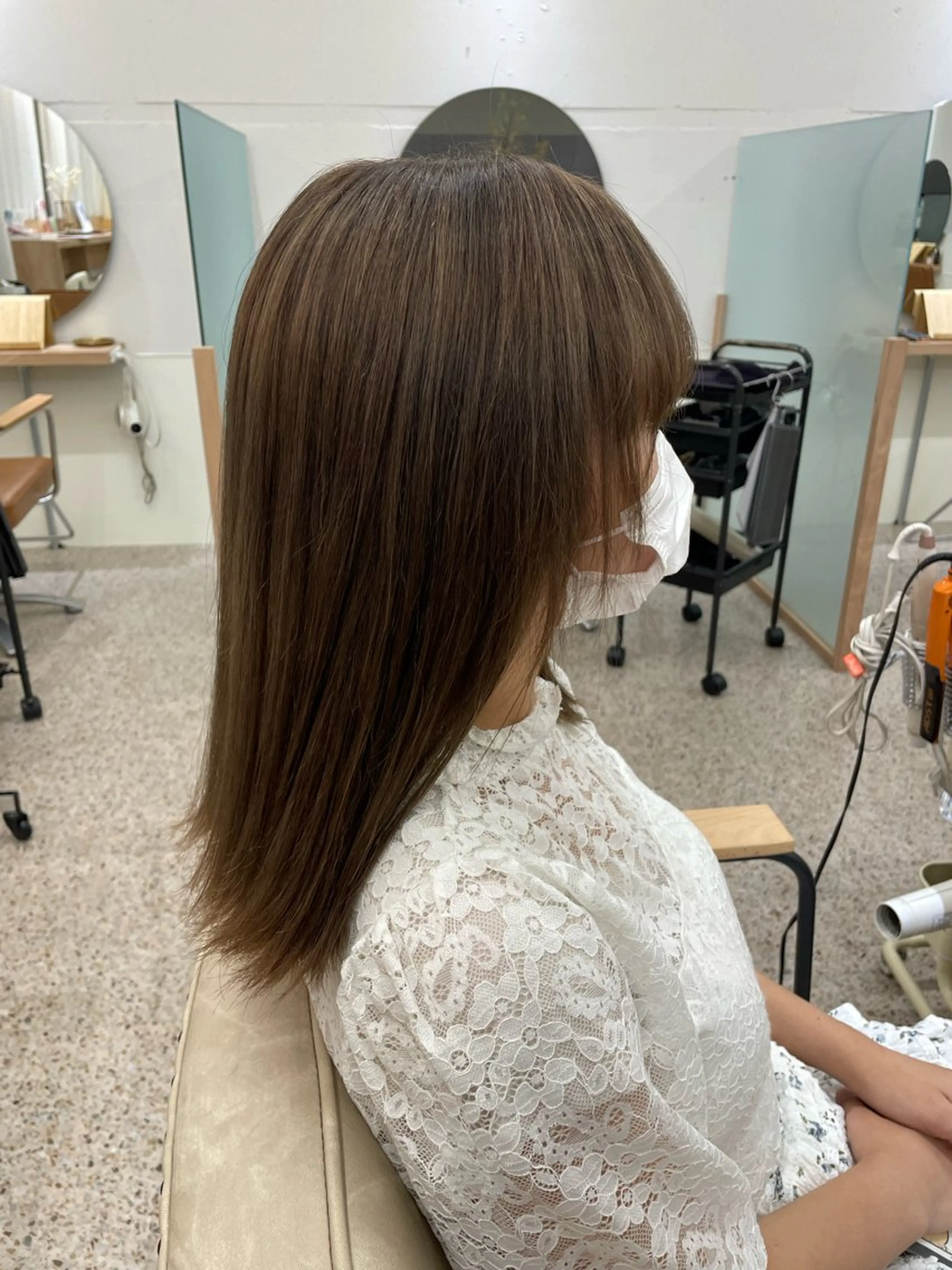 セミロング ヘアカラー unica by milly 【緑地公園】所属・ユニカバイミリー MISAKI🫧のヘアスタイル