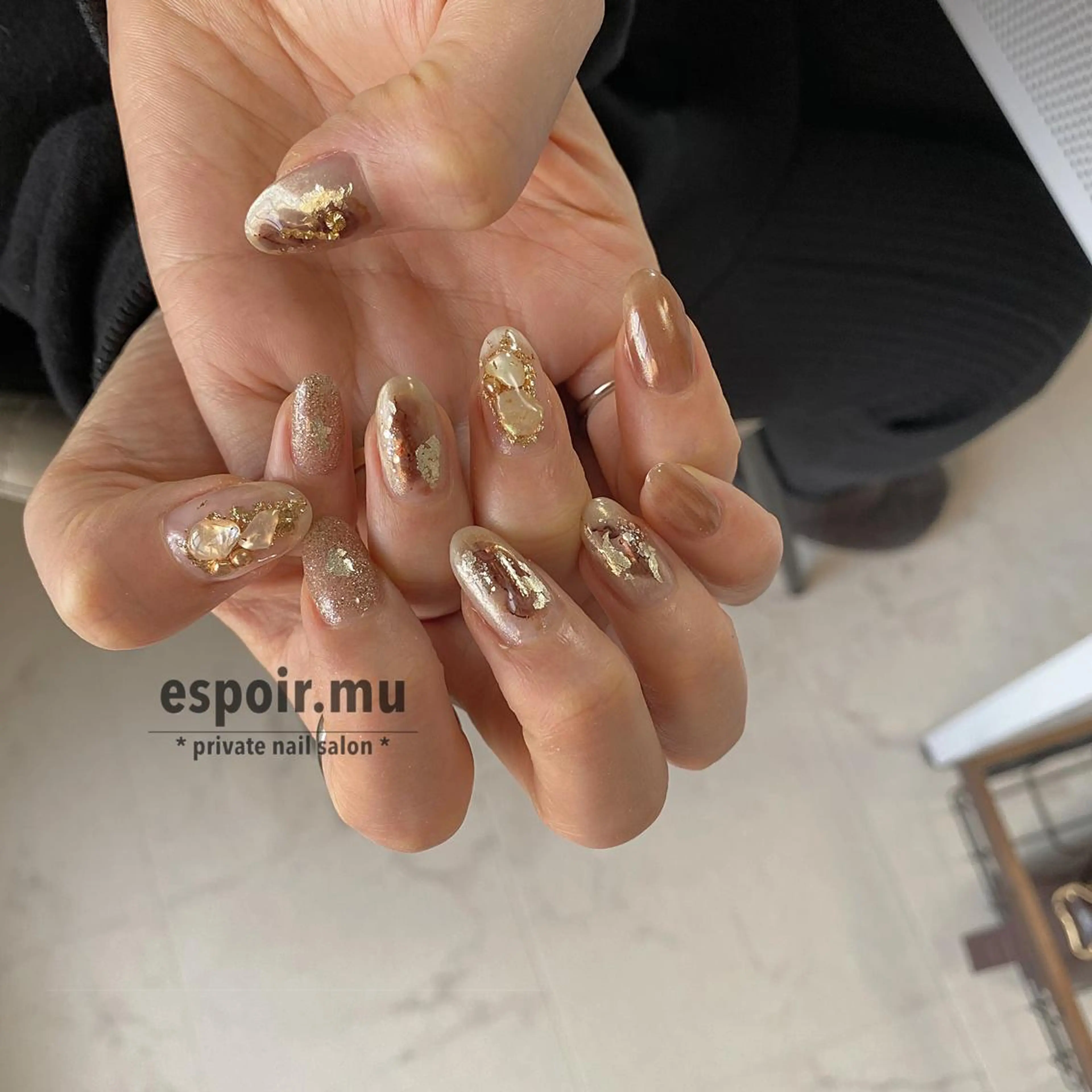 ミディアム ネイル espoir. muのネイルデザイン