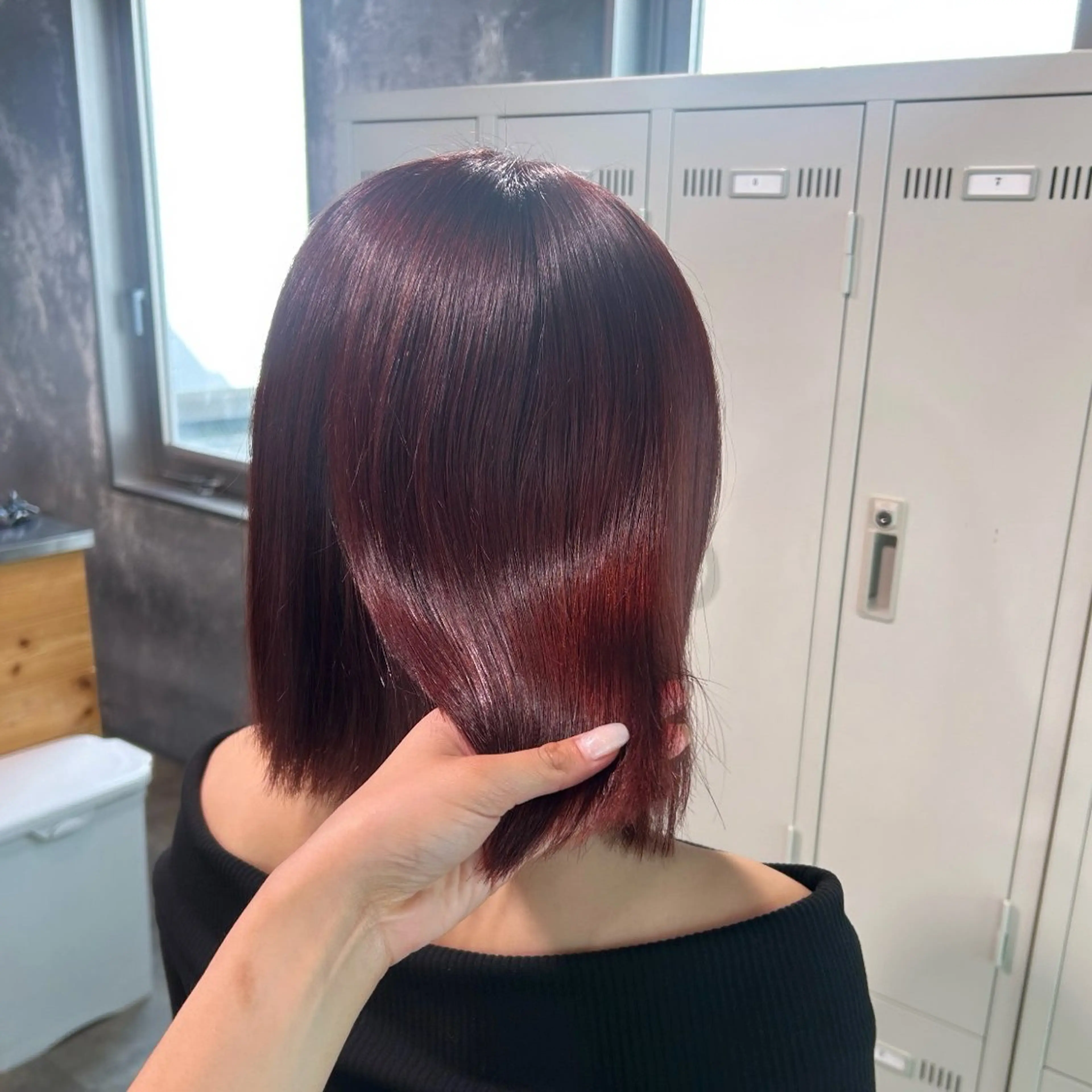 ミディアム IS所属・横浜美容室/透明感 カラー/レイヤーのヘアスタイル