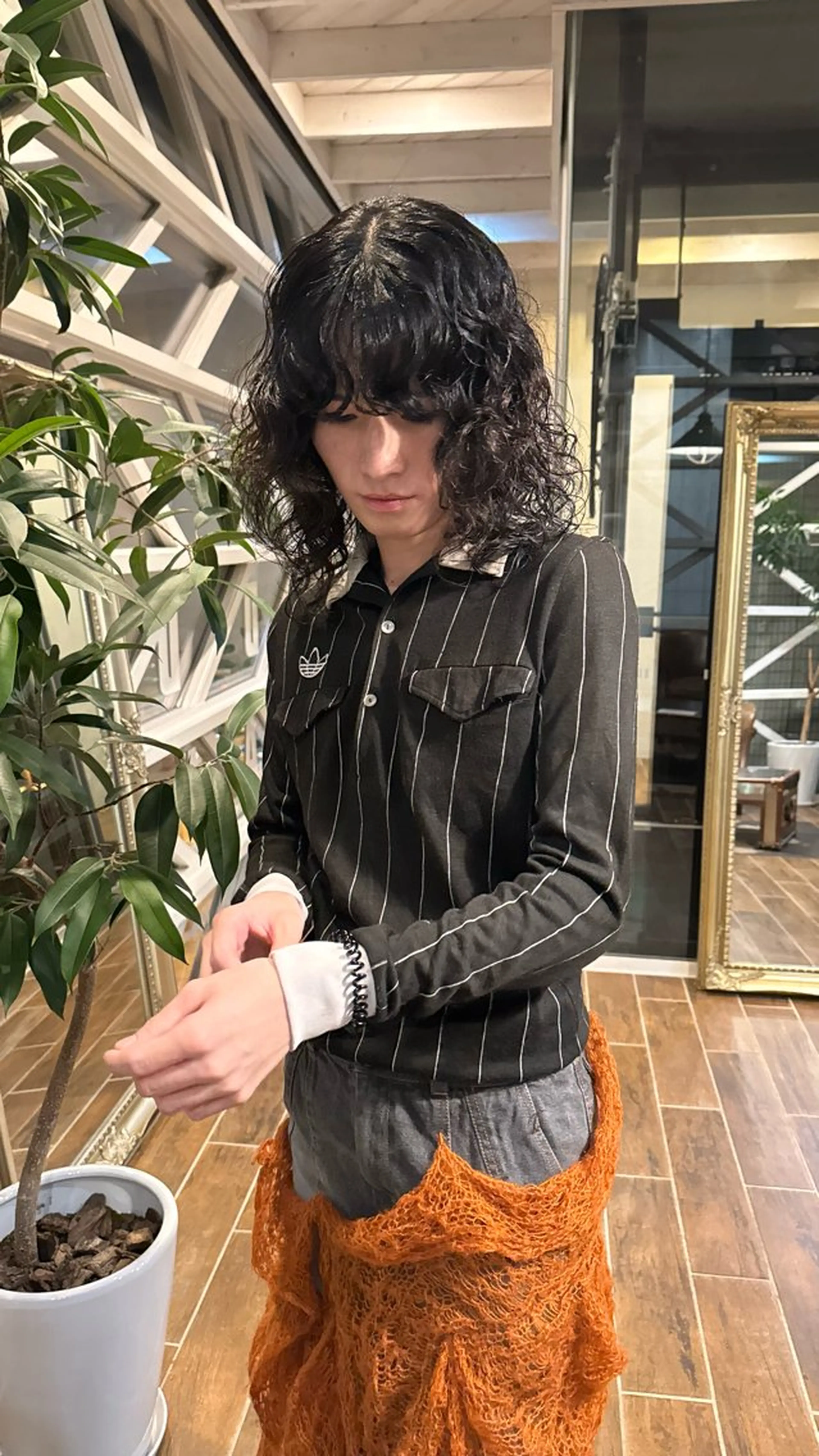 パーマ メンズ カット パーマ 村上 輝のヘアスタイル