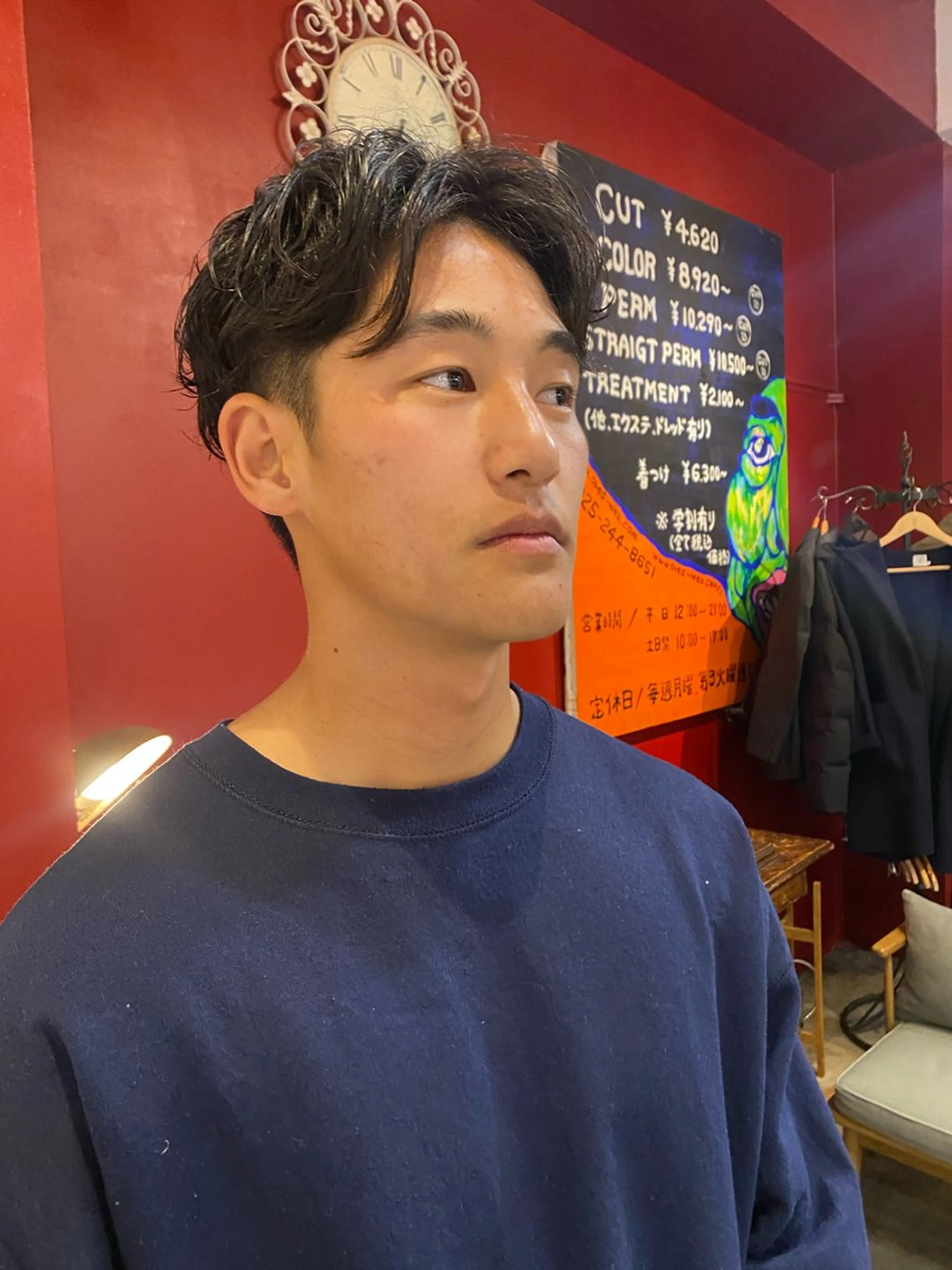 ショート パーマ 小日向 沙織のヘアスタイル