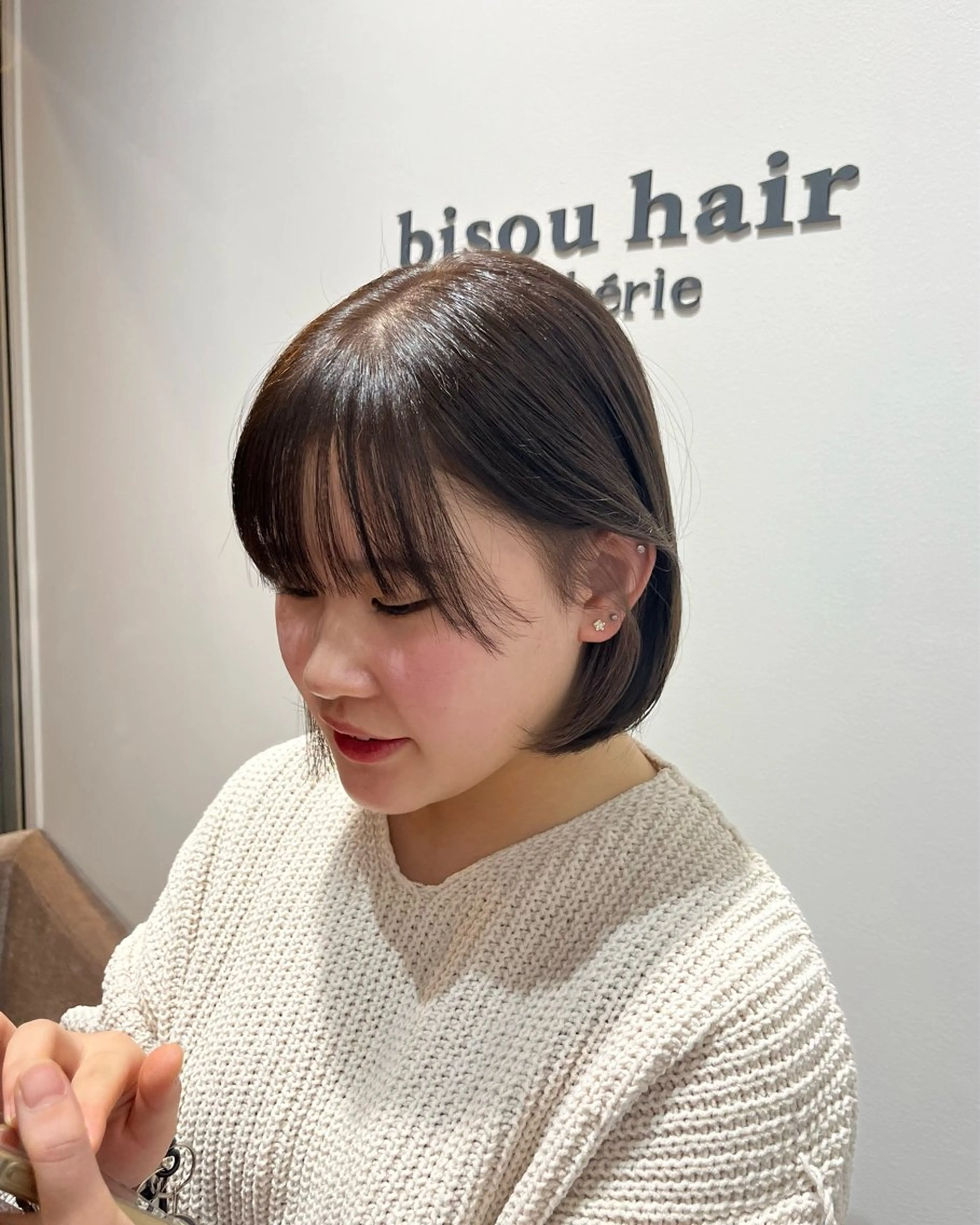 カラー インナーカラー bisou hair スガノ　カヤノのマツエク・マツパデザイン