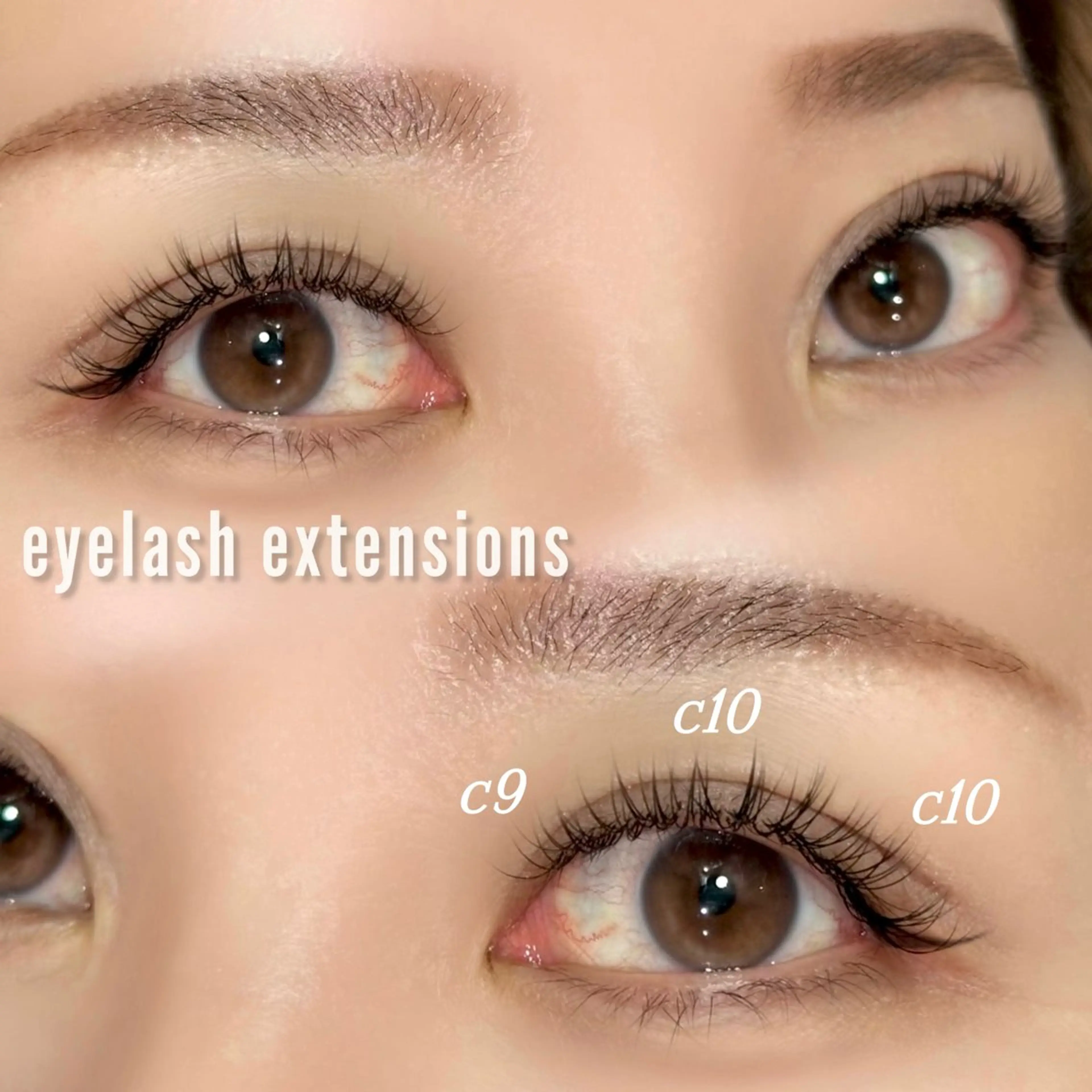 【💗NOダメージでお目元ぱっちり💗】アップワードラッシュ✖️フラットラッシュエクステ100本✨の写真