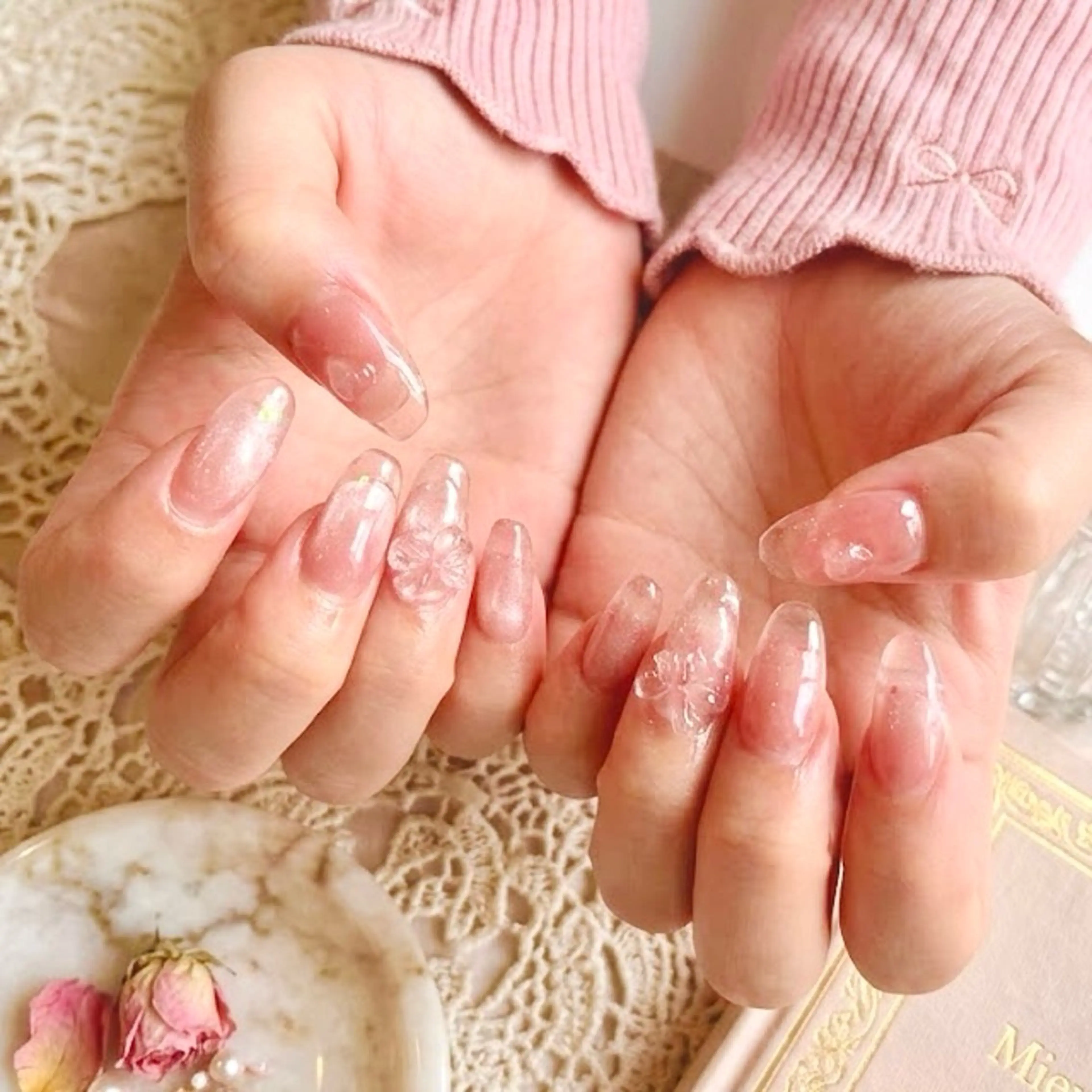 セミロング ハンドネイル Nail Salon midnightのネイルデザイン