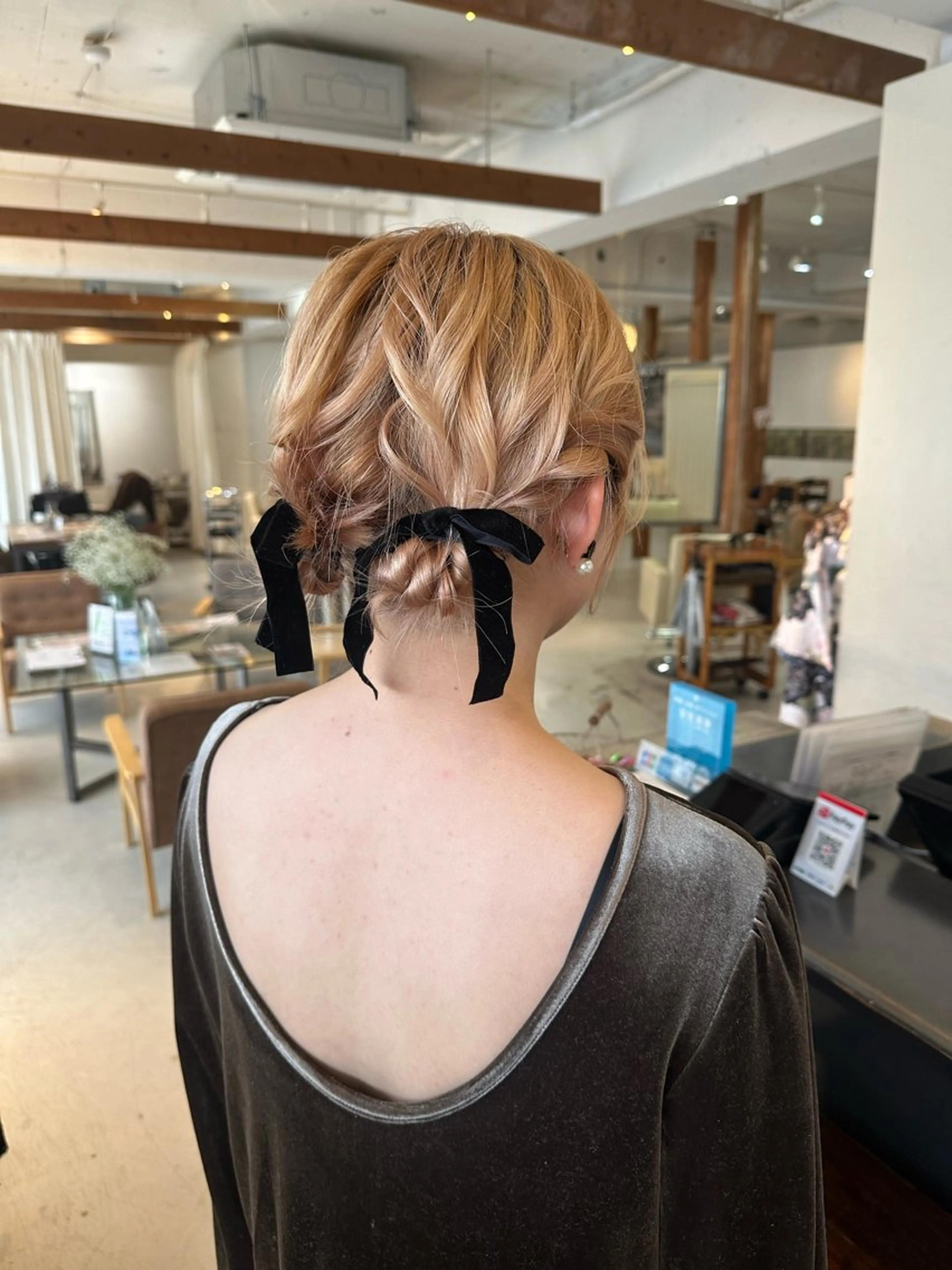 ヘアアレンジ ボブ 門手 菜々子のヘアスタイル