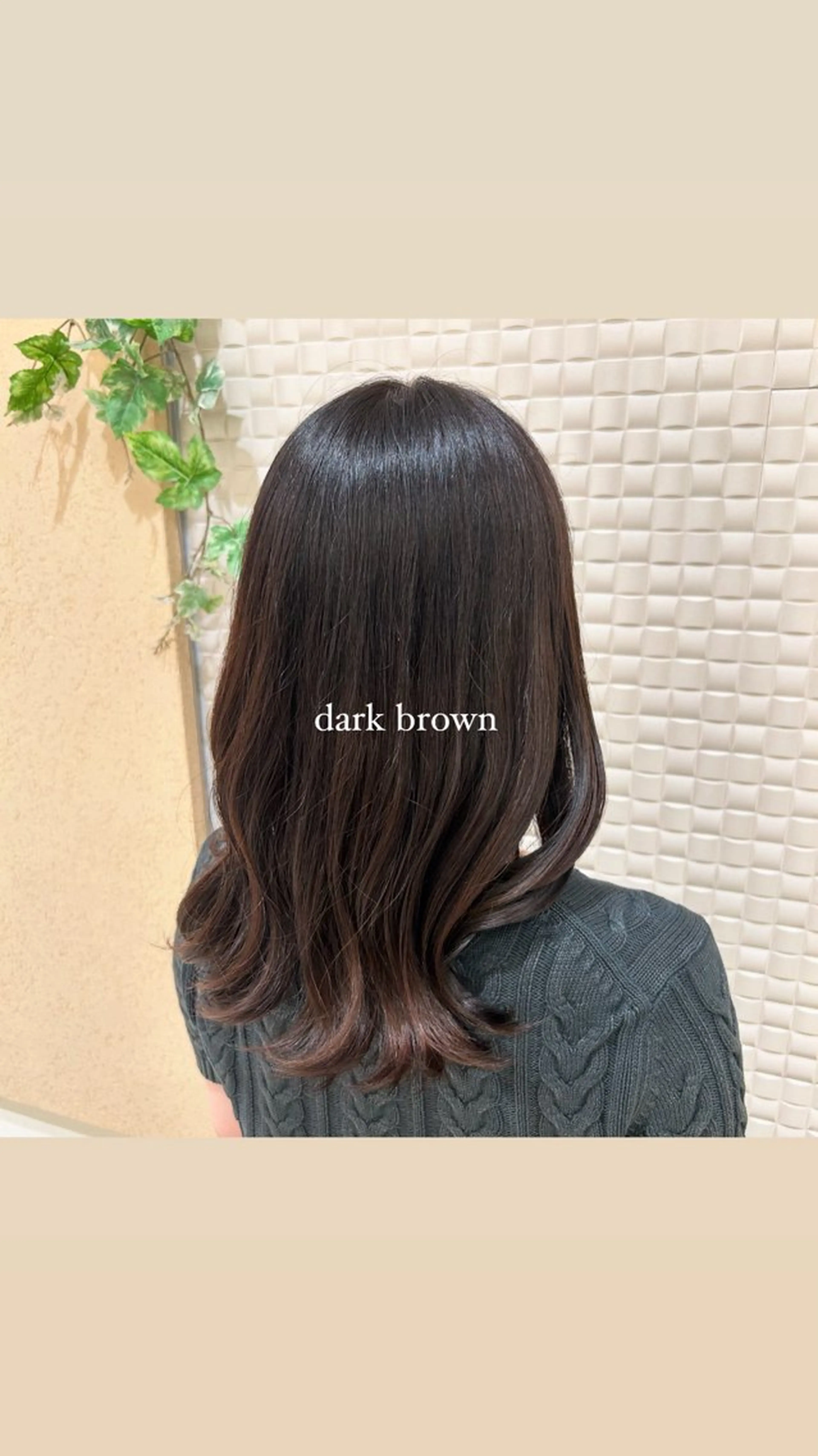 セミロング カラー ブラウンカラー ヘアカラー トリートメント 顔周りレイヤーカット /髪質改善/ゆう🤍のヘアスタイル