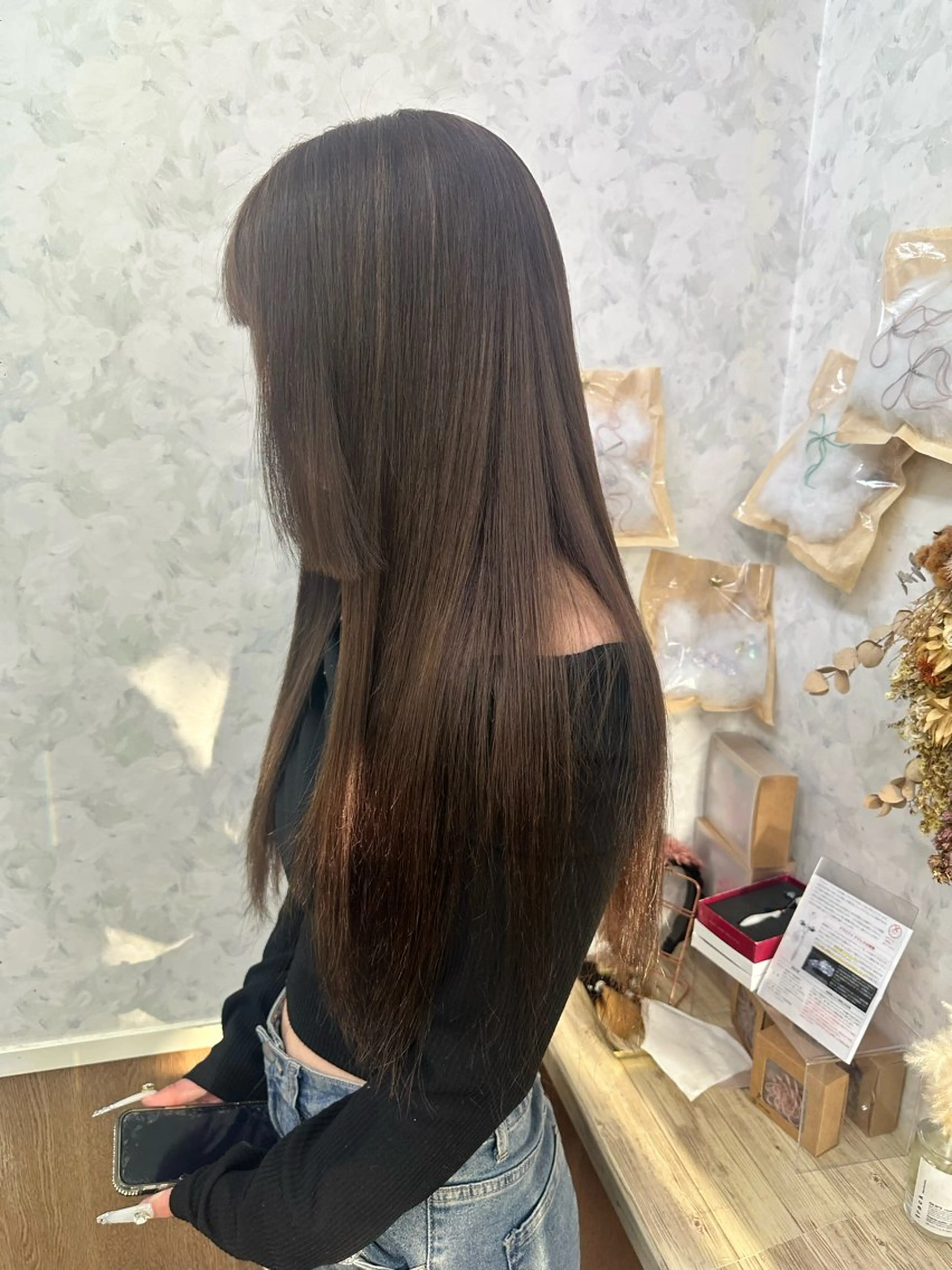 ロング カラー カット ヘアカラー トリートメント 髪質改善のプロ✨りな さんのヘアスタイル