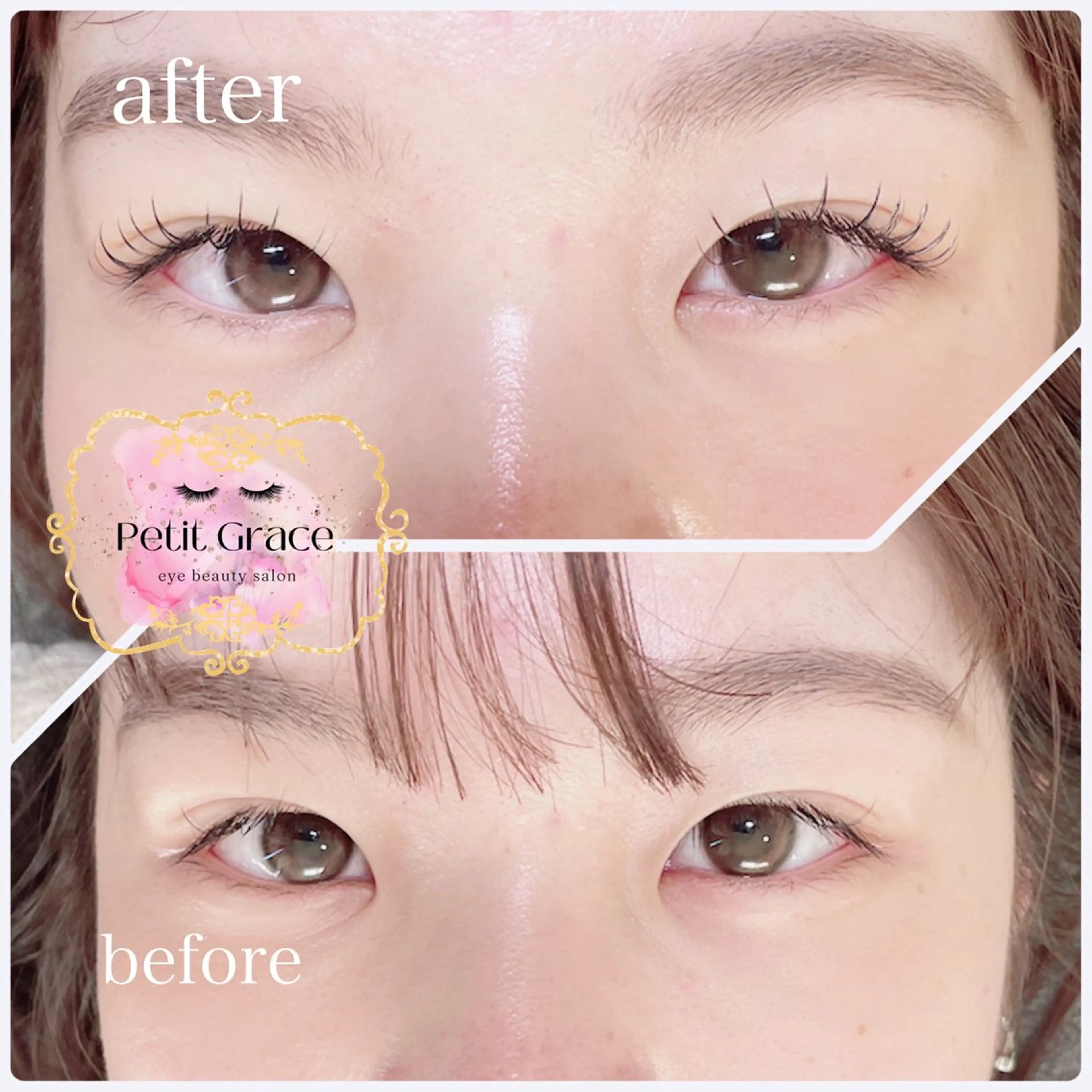 マツエク・マツパ フラットラッシュ Petit graceのマツエク・マツパデザイン