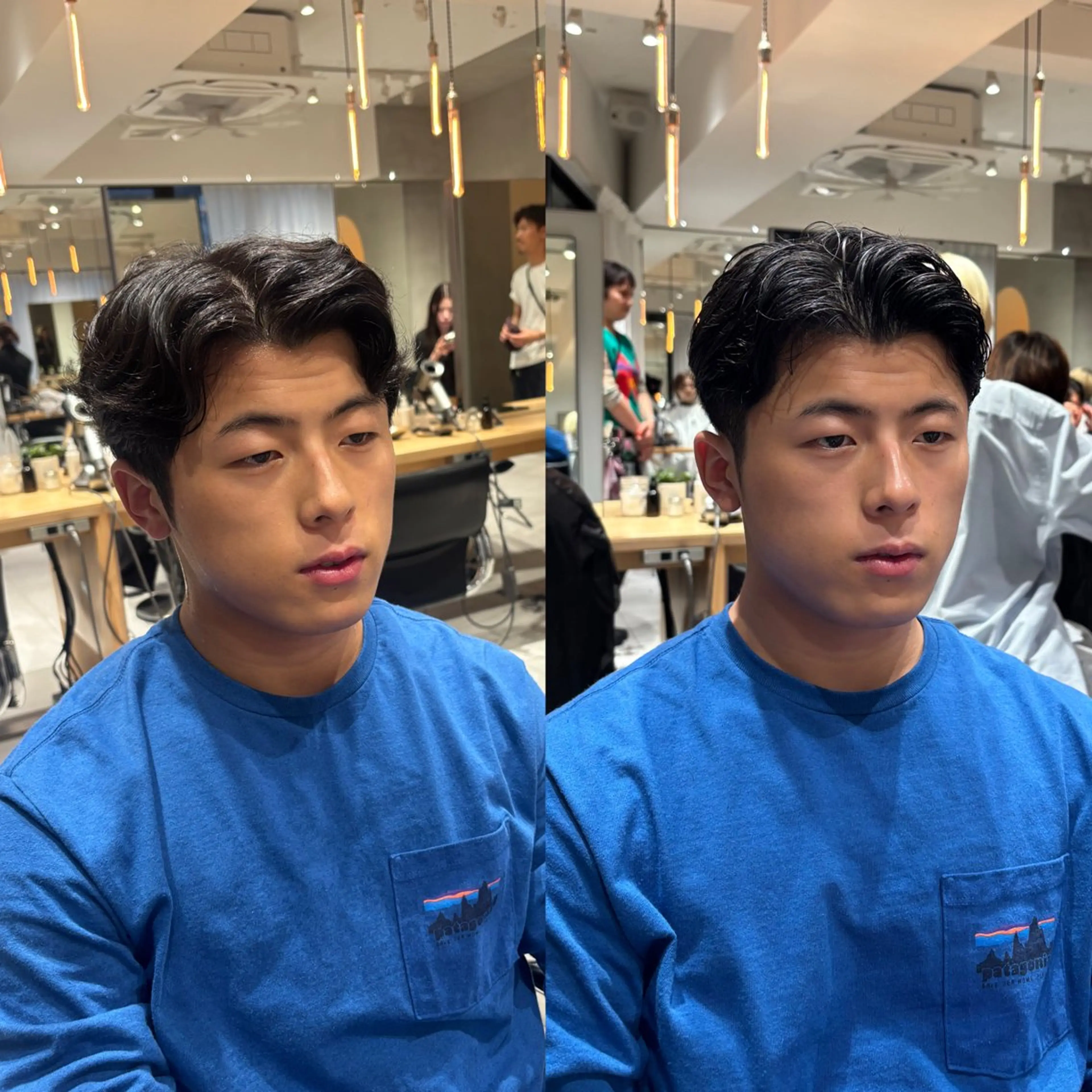 ショート メンズ メンズパーマ くせ毛 レイヤーカット 莉瑠 / モデル価格募集🐃のヘアスタイル