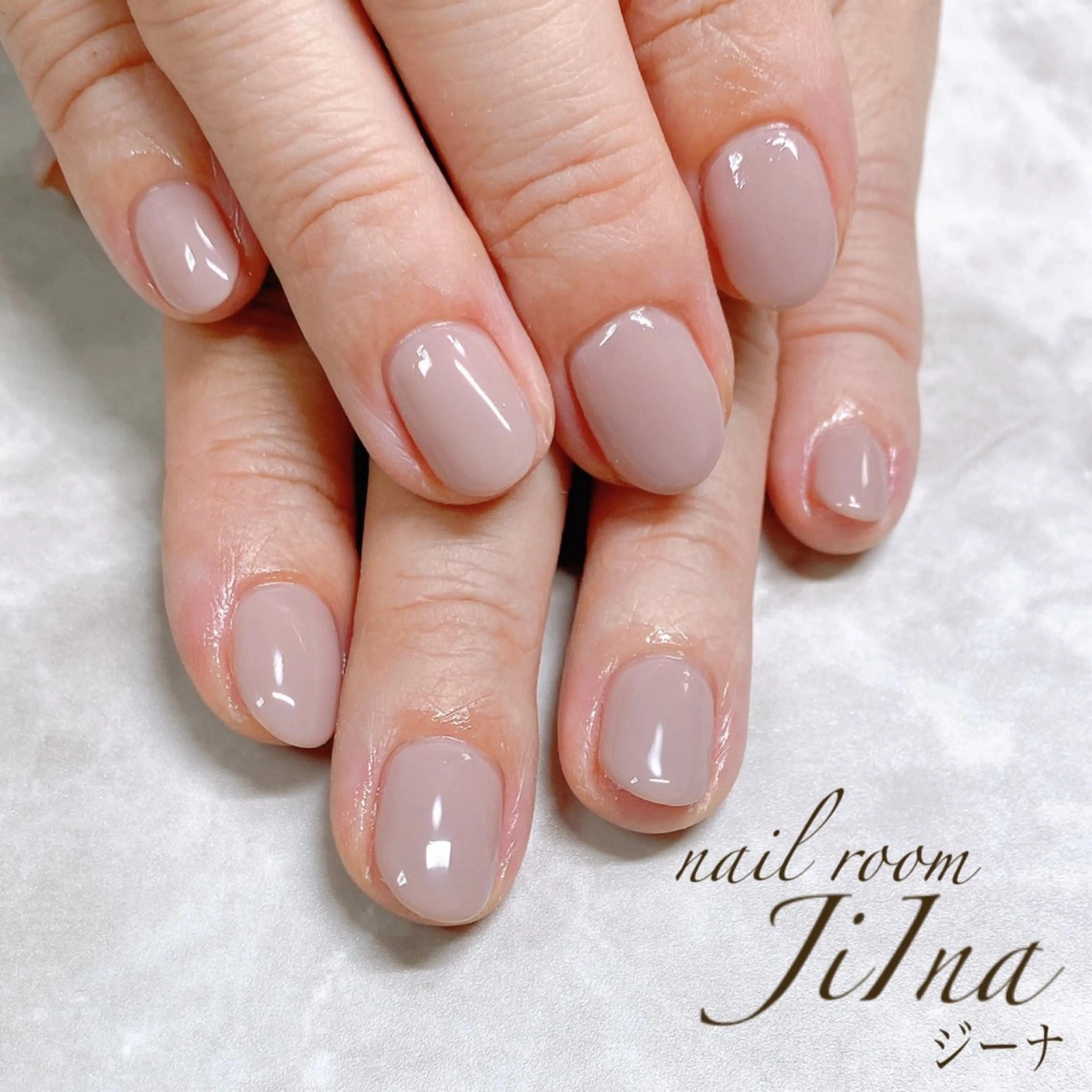 ネイル ワンカラーネイル JiIna nailのネイルデザイン