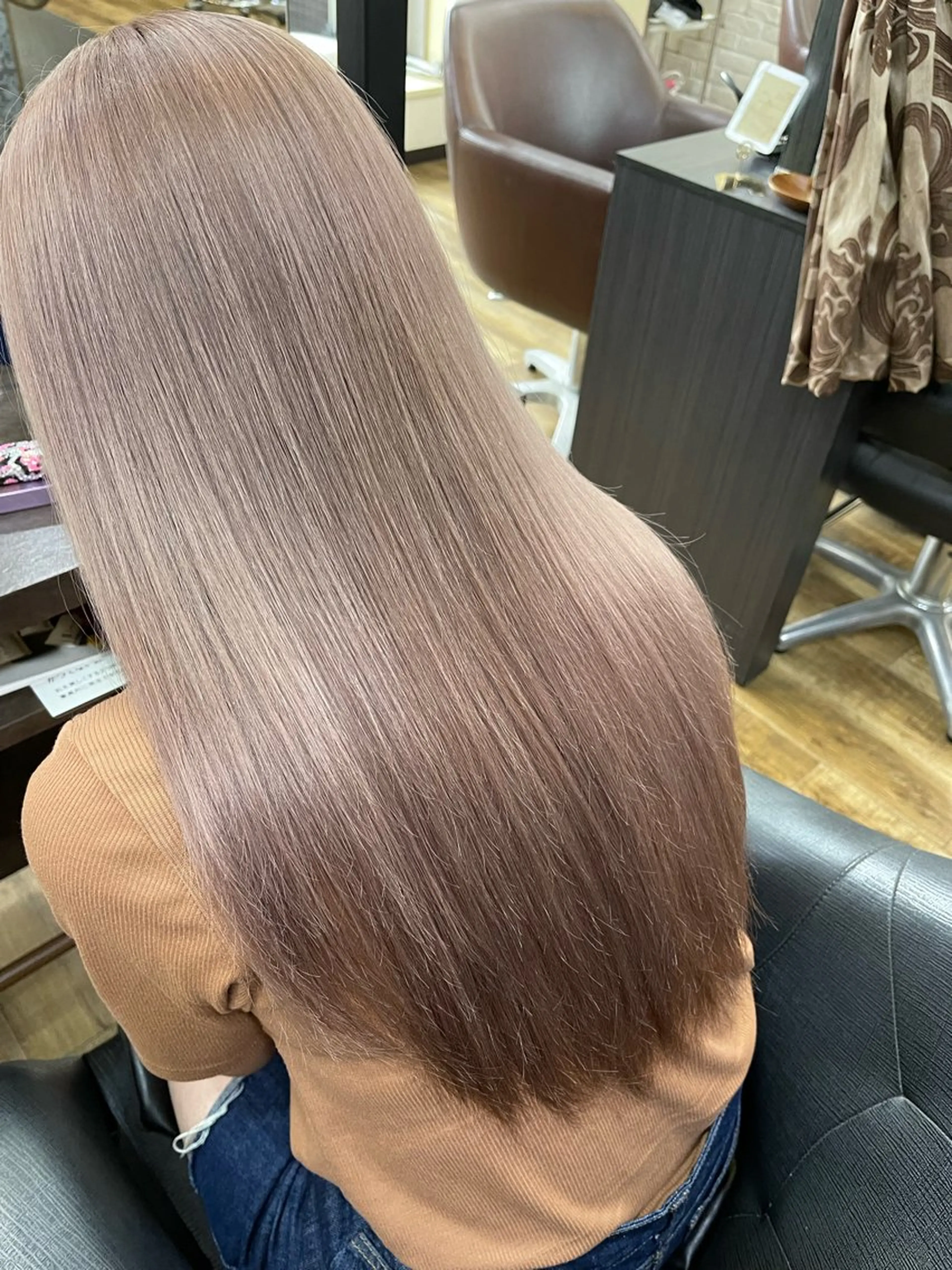 ロング カラー 髪質改善×艶カラー ANDIAMO 楓のヘアスタイル