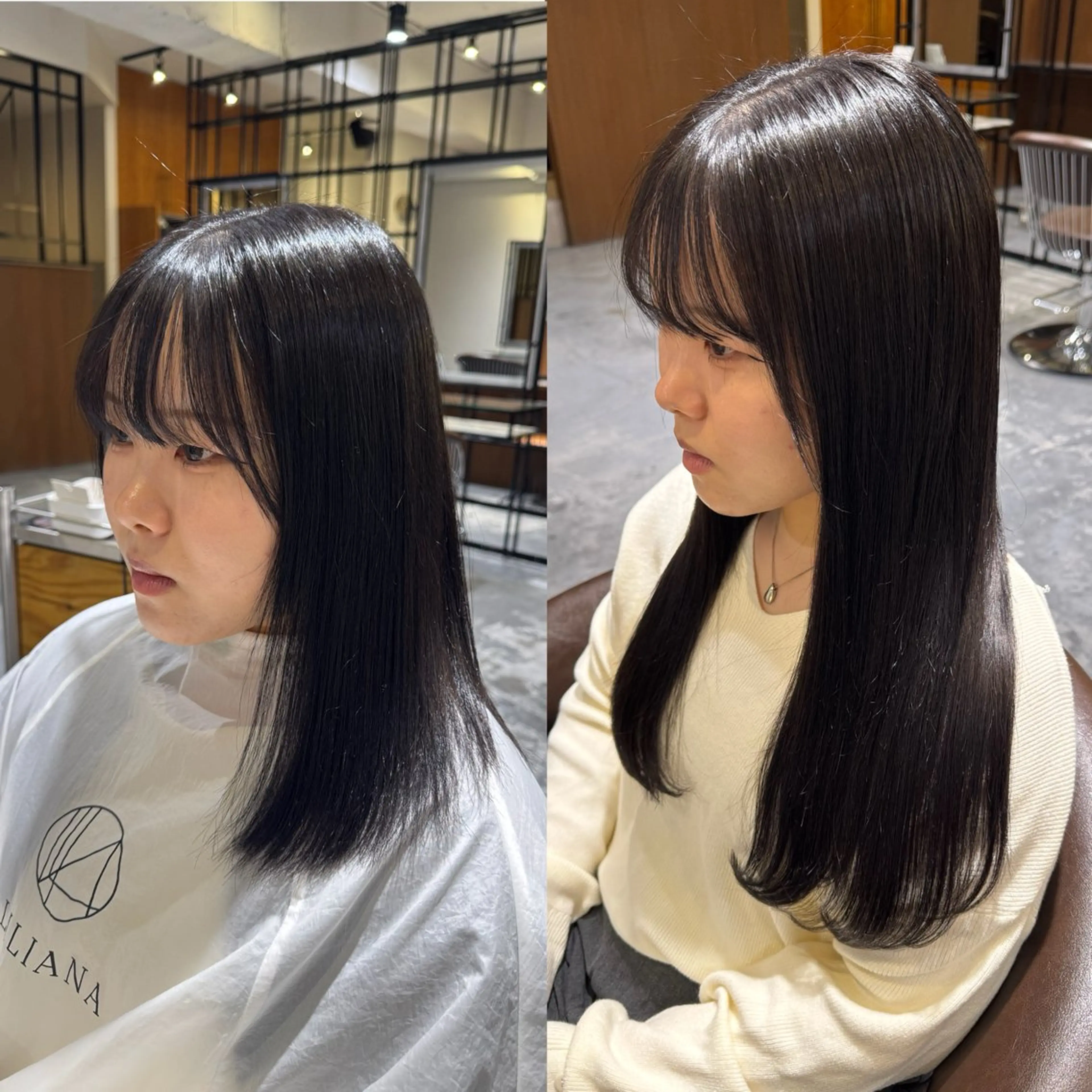 ロング カラー ボブ ロング エクステ モテ髪🎀aoi/ シールエクステ/池袋のヘアスタイル