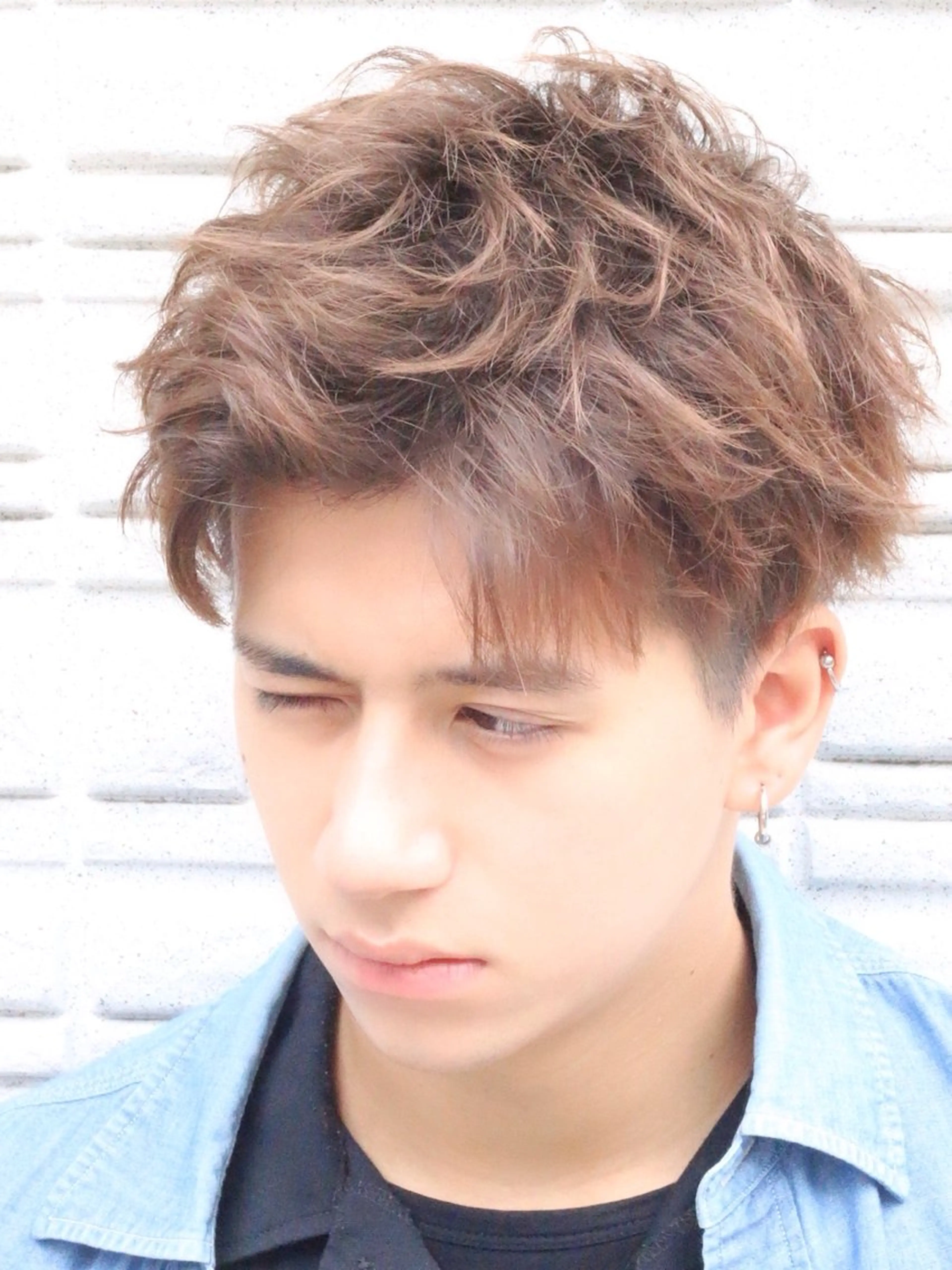 パーマ 【メンズパーマ】比嘉 啓人のヘアスタイル