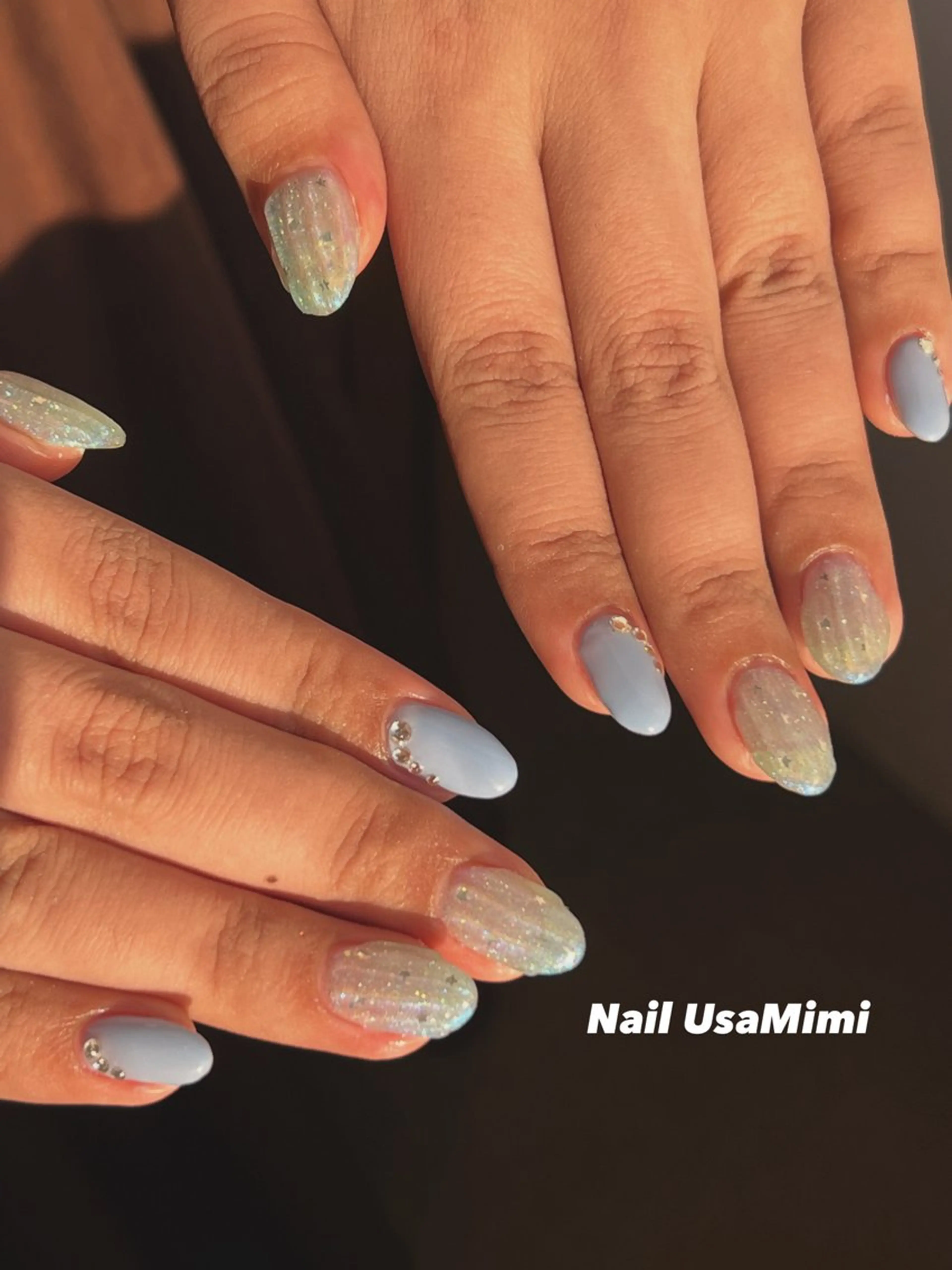 ミディアム ハンドネイル 本町Nail Usa Mimi  SAKIのネイルデザイン