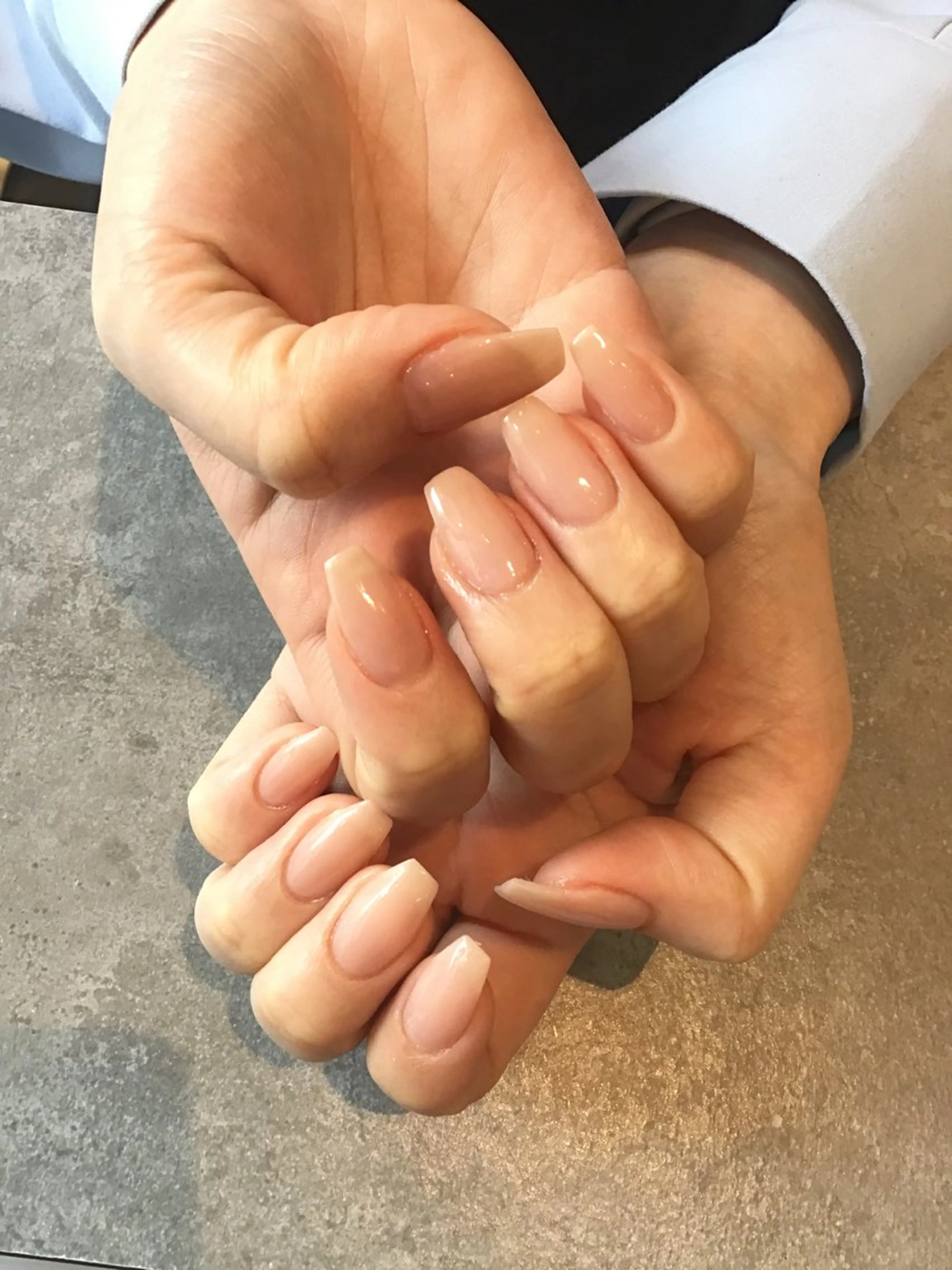 ネイル ジェルネイル ワンカラーネイル パラジェル Nest 岩崎のネイルデザイン