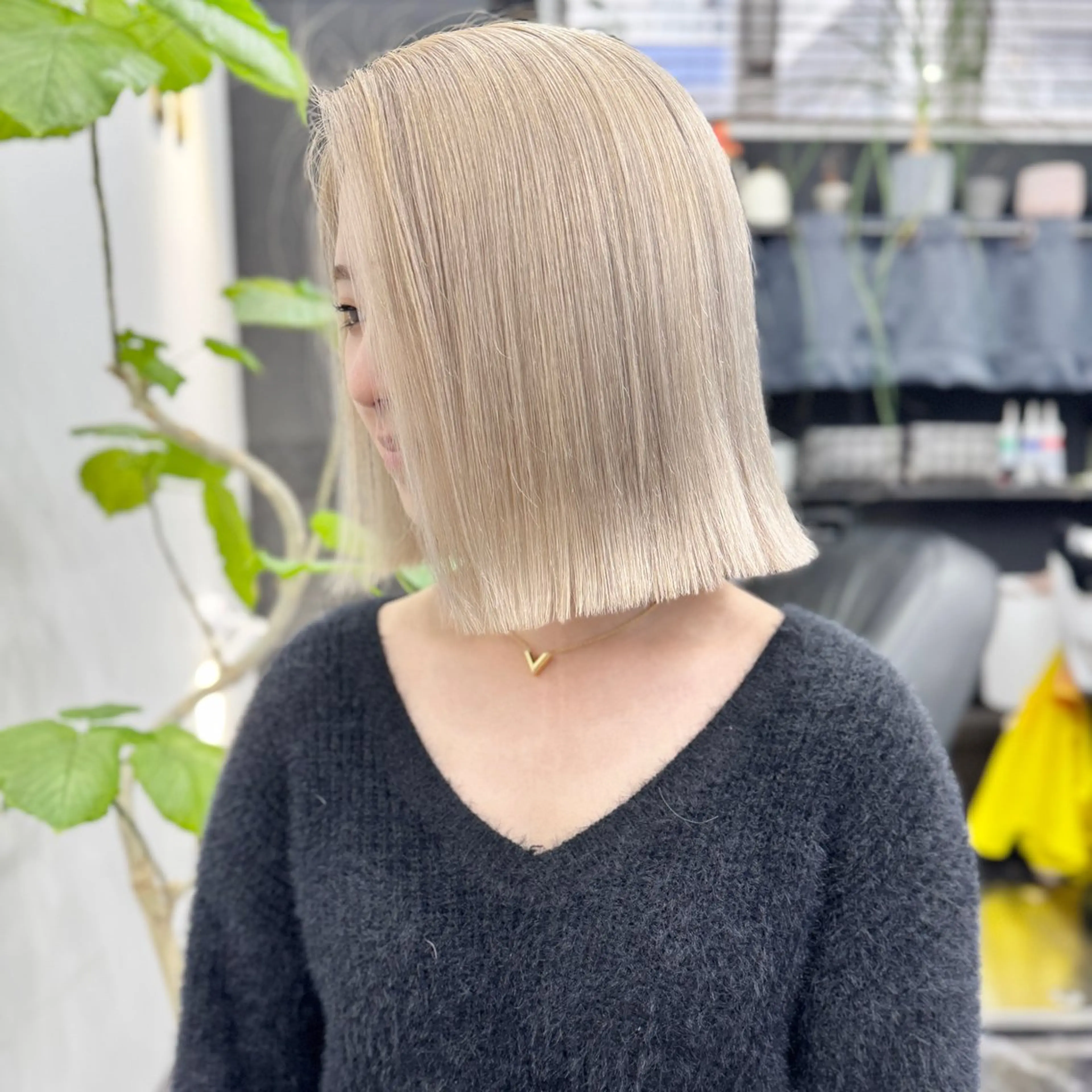 ショート カラー ブリーチ 透明感カラー カット ヘアカラー トリートメント ChuDuck所属・ケアブリーチ×ハイト ーン専門/SHOTAのヘアスタイル