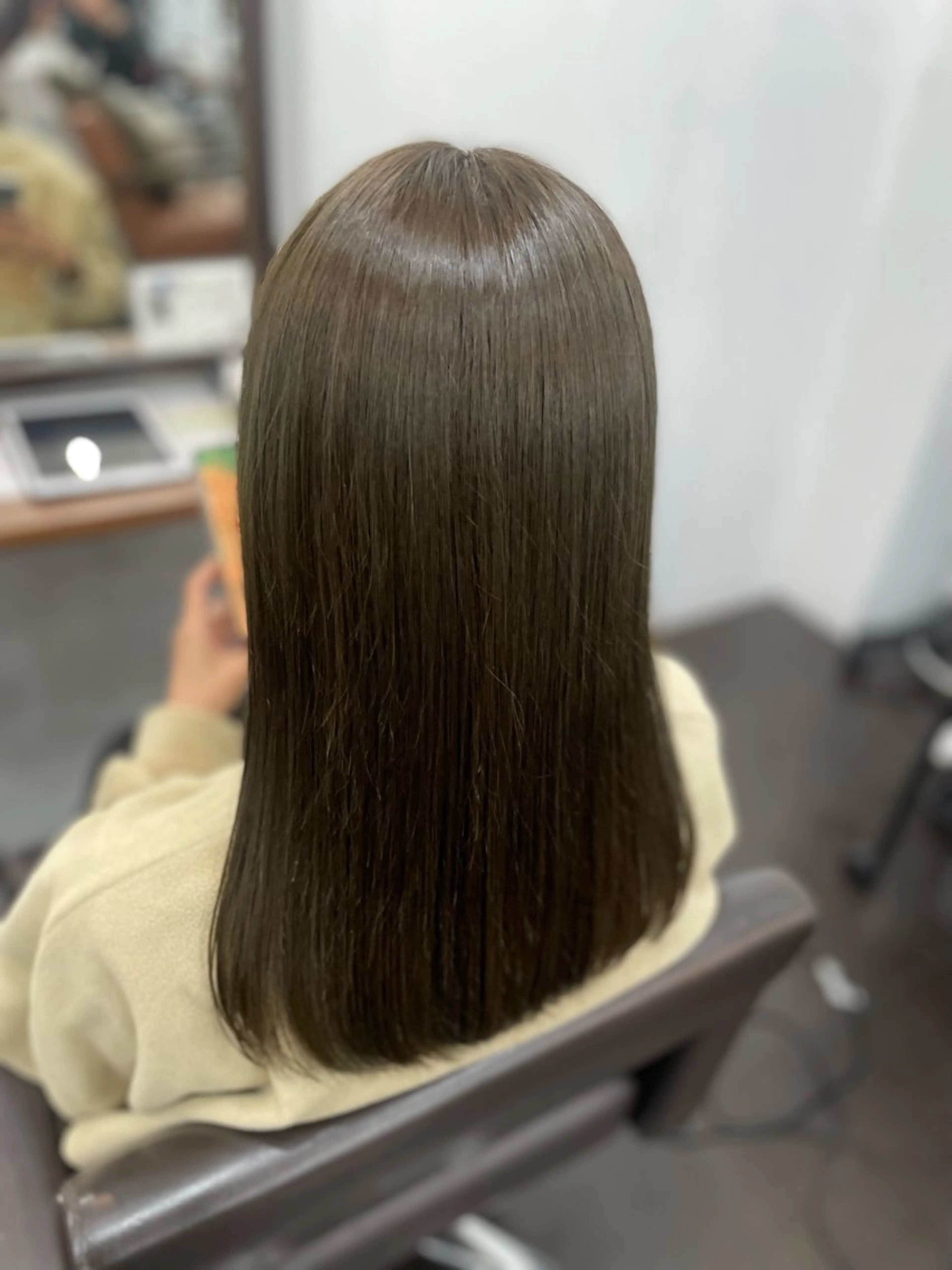 【予防美容EMSスパ付き🌙】カット➕髪質改善カラー➕サラサラトリートメント➕エレクトロンスパの写真