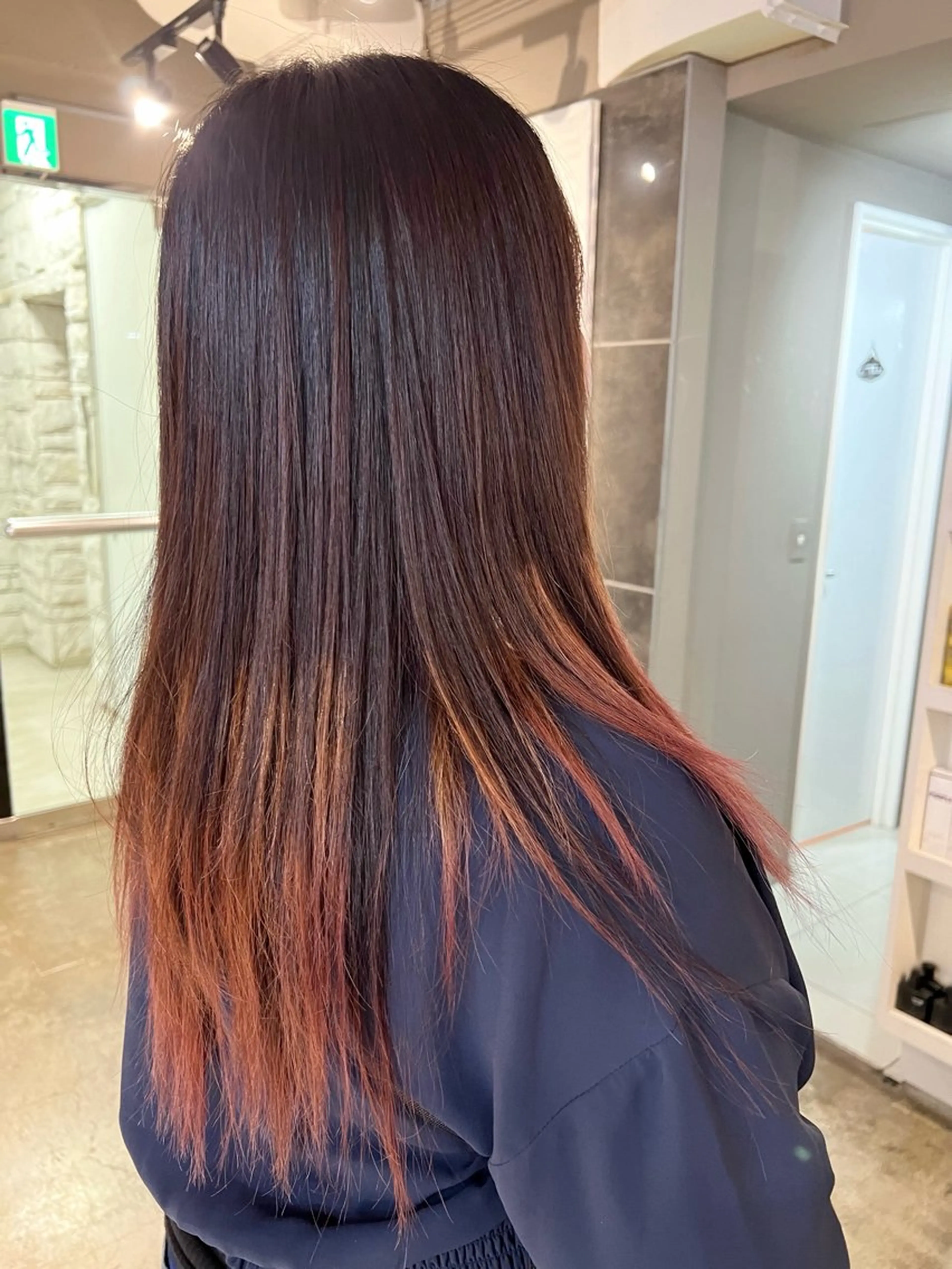 ロング カラー daiki 原宿のヘアスタイル