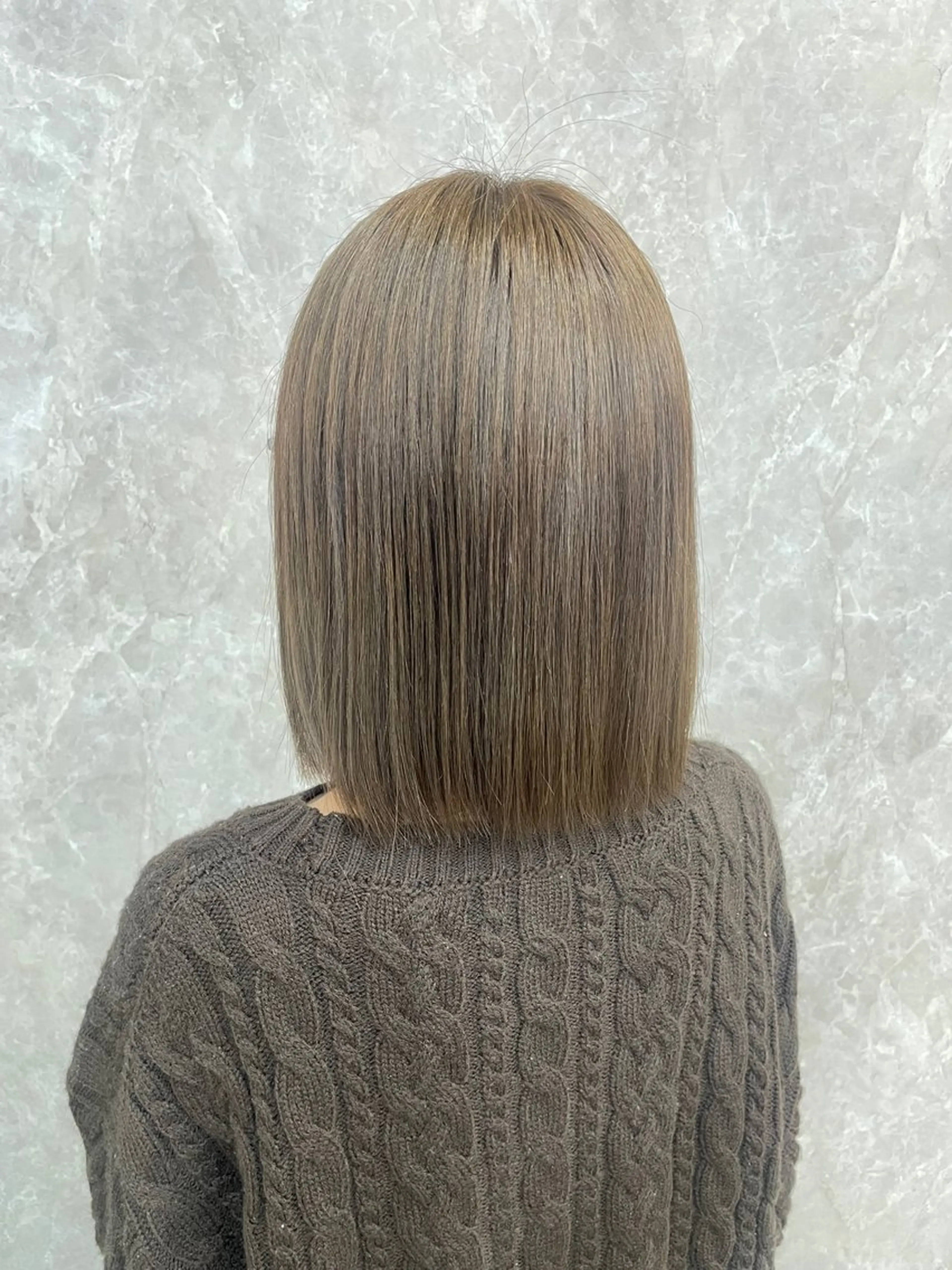 ミディアム カラー カット ヘアカラー 垢抜け透明感カラー 🌻篠崎梓🌻のヘアスタイル