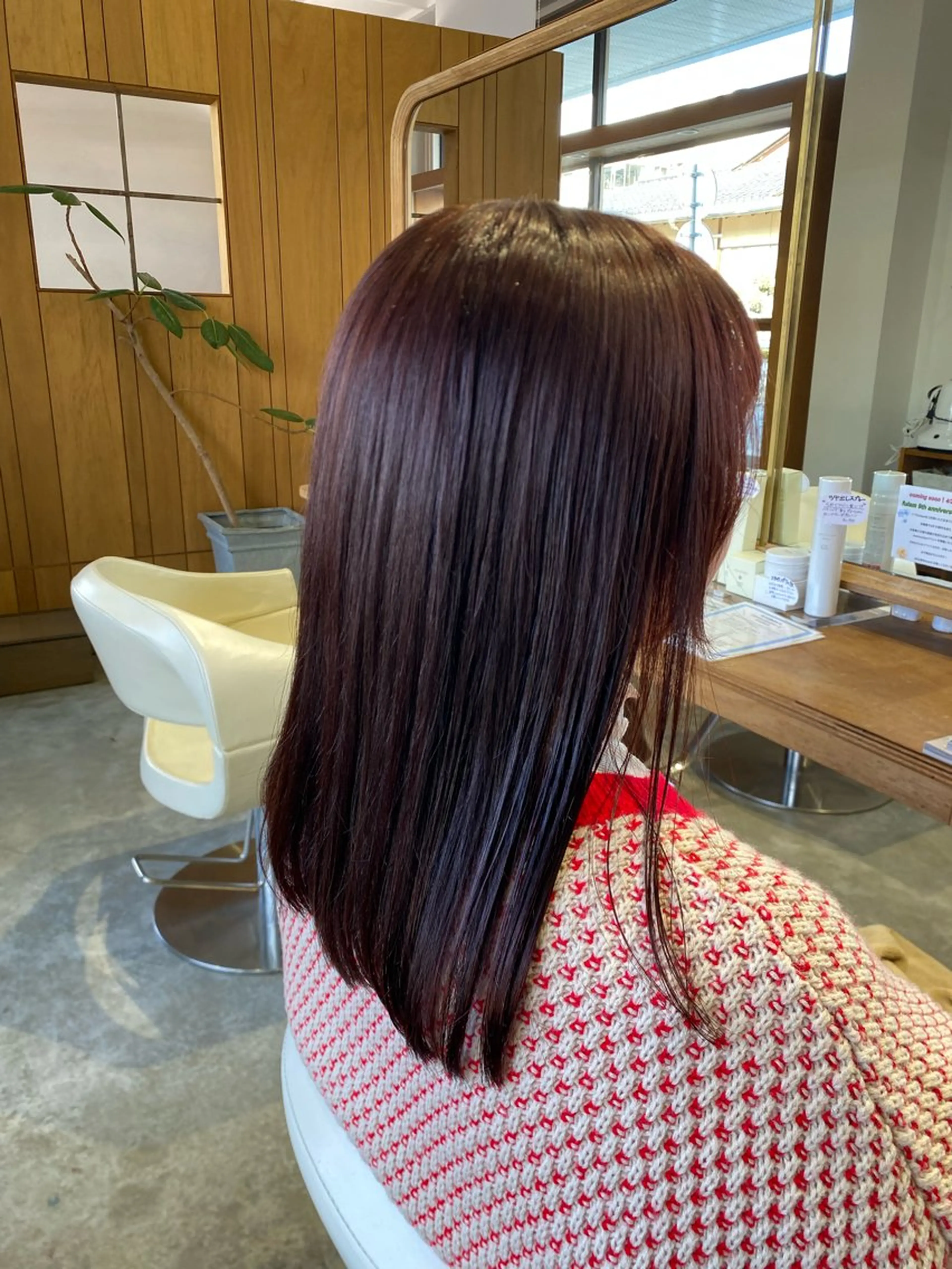 セミロング カラー ブリーチ ブラウンカラー ケアブリーチ イヤリングカラー インナーカラー カット ヘアカラー トリートメント fulam所属・MIKU ／fulamのヘアスタイル