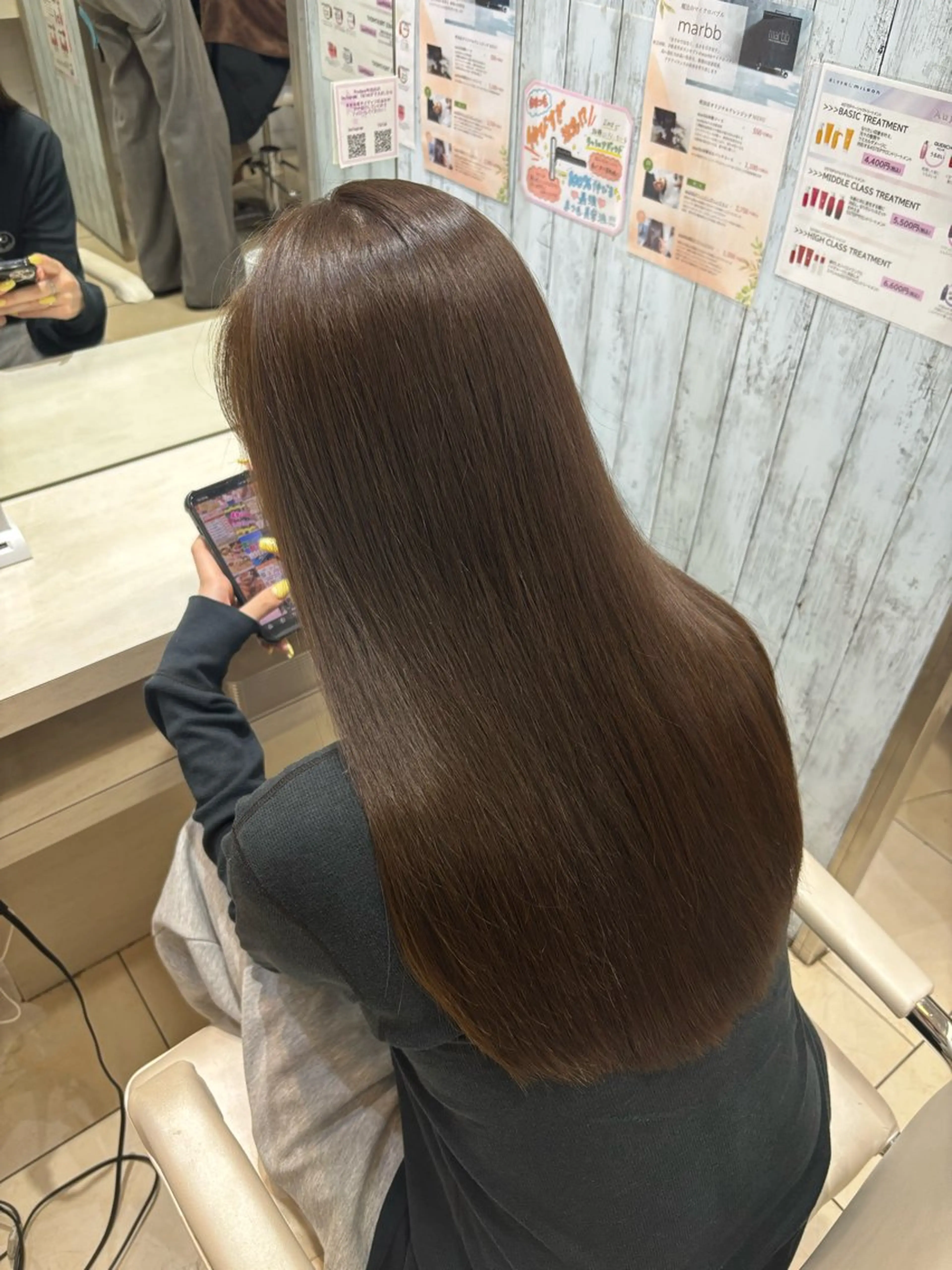 ロング カラー カット ヘアカラー トリートメント 🎀ゆい🎀 髪質改善カラー🎀のヘアスタイル