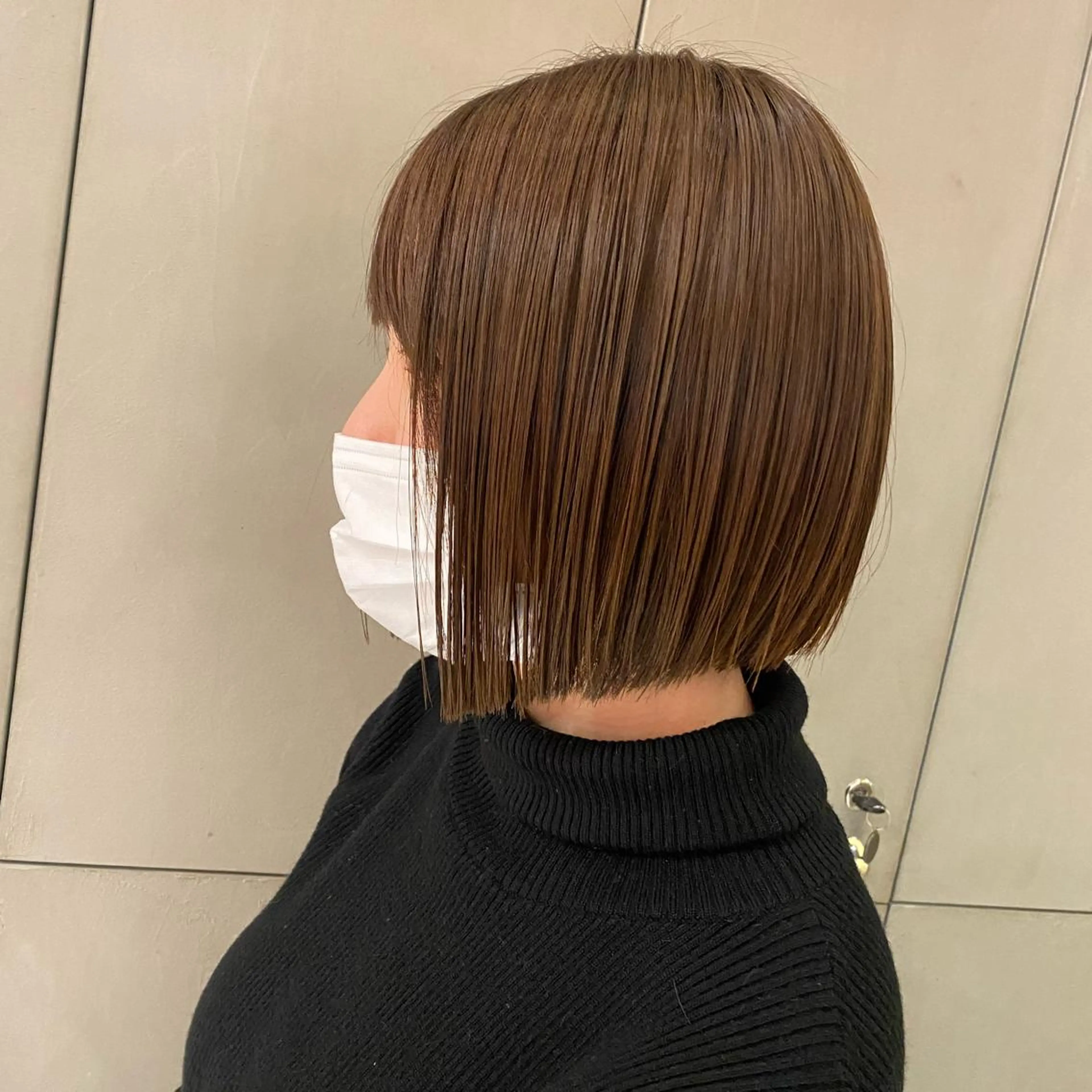 ショート カラー ボブ ｱｵﾇﾏﾐﾕ☁️ /ボブ/ハイトーン/のヘアスタイル