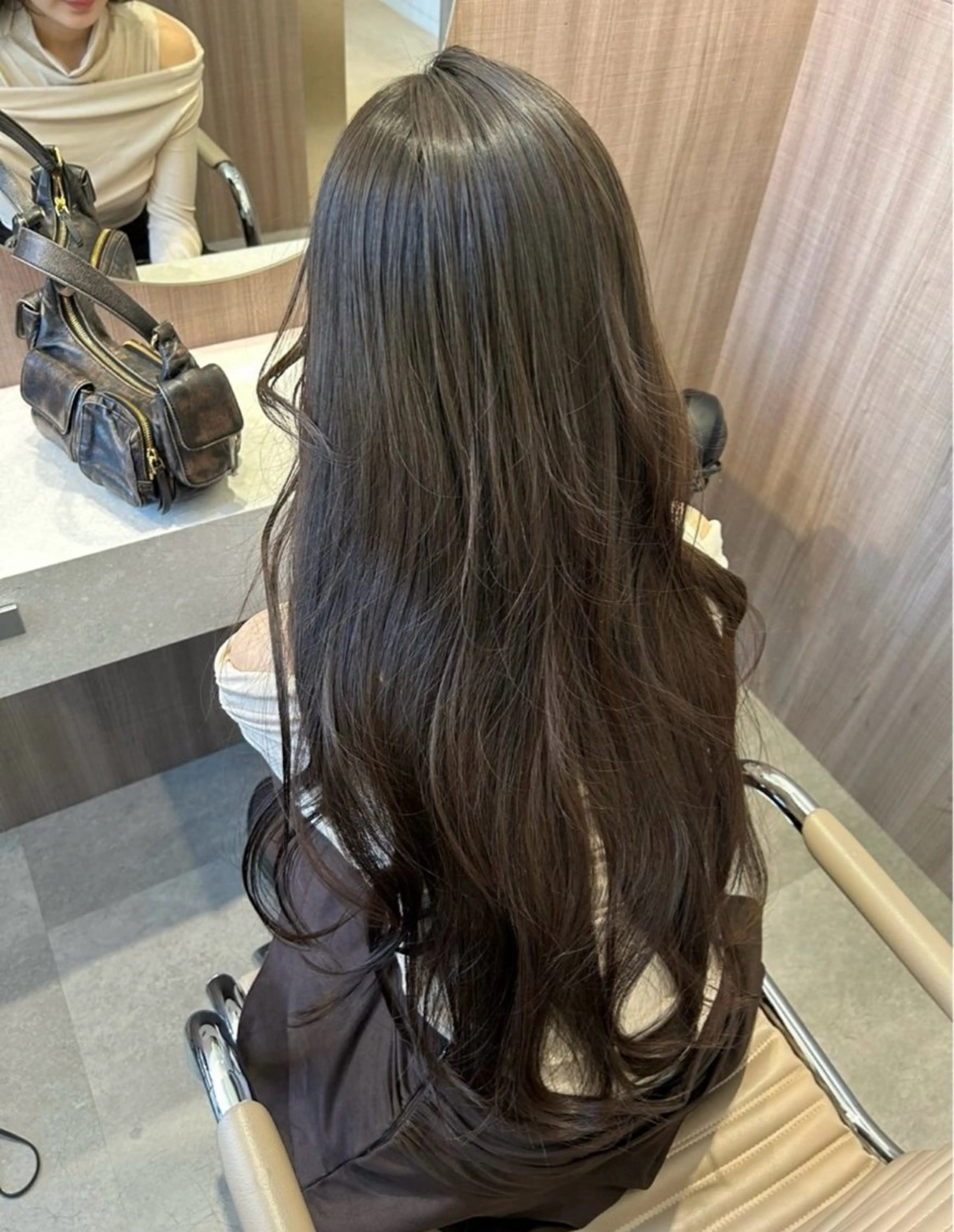 ミディアム カラー ヘアアレンジ メンズ Salowin原宿ash所属・透明感×艶髪 🫒maki🎀のヘアスタイル