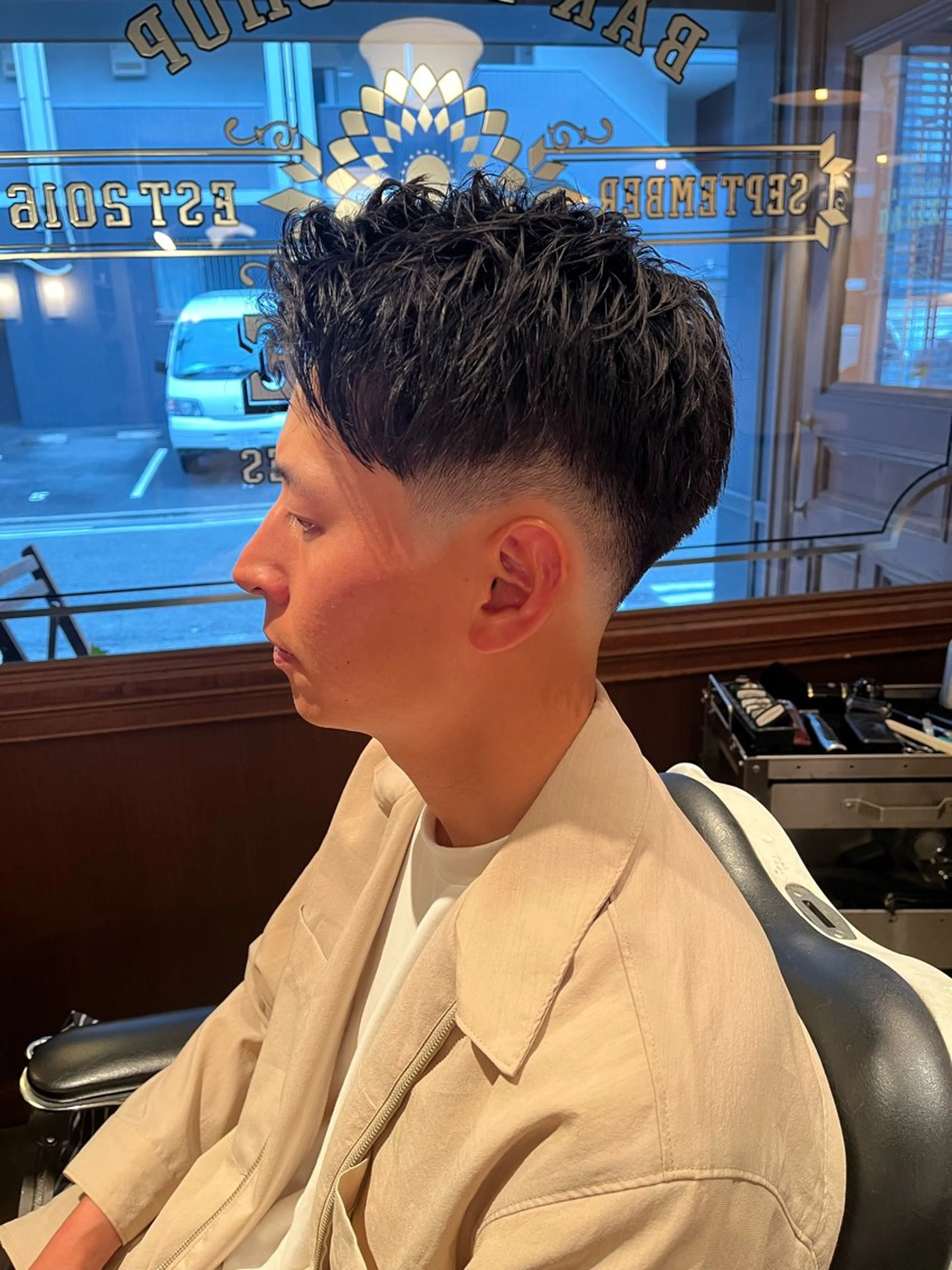 ショート BARBERSHOP DALIE所属・喜瀬 慎斗のヘアスタイル