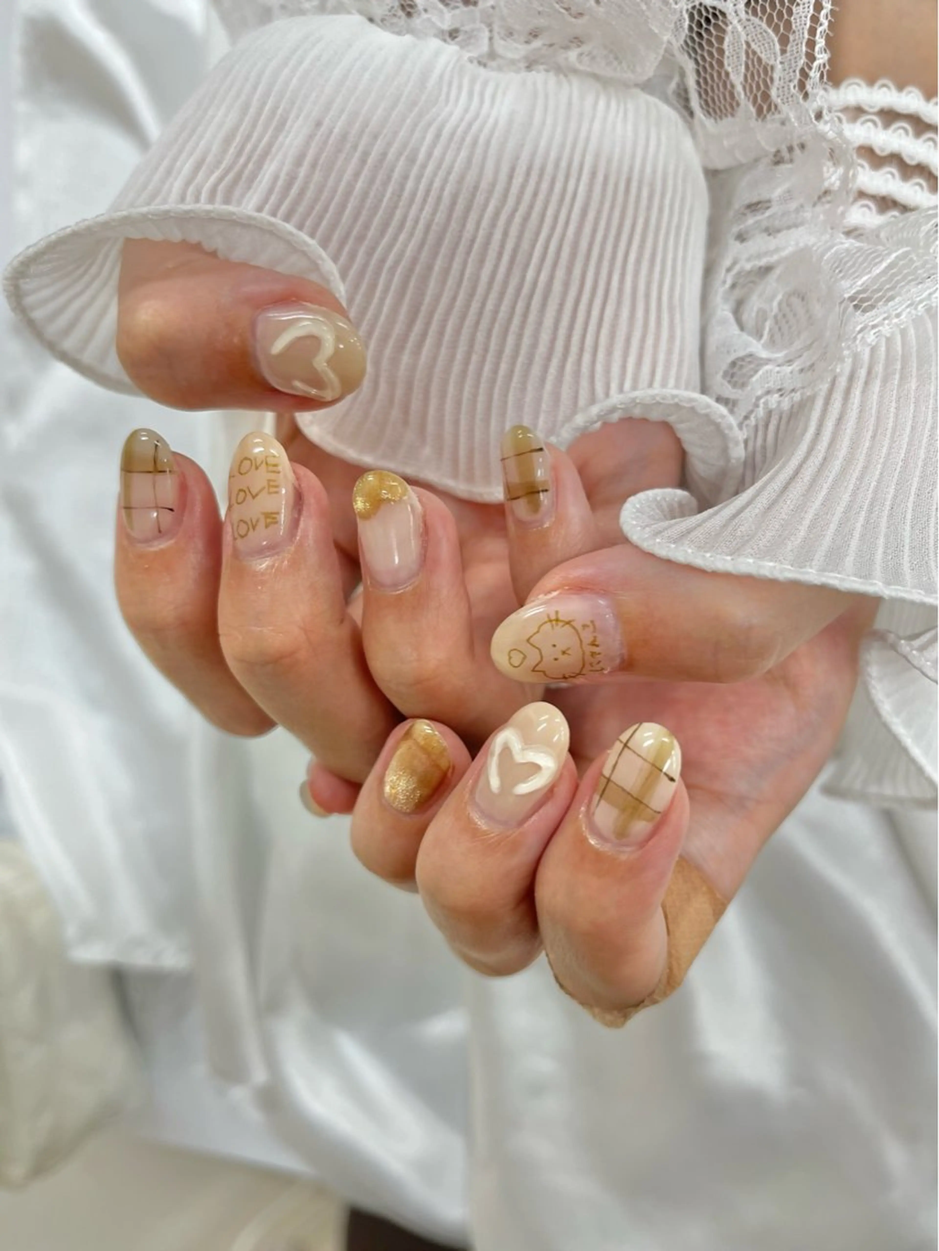 ネイル ハンドネイル フットネイル Nailsalon Fave/Rinaのネイルデザイン