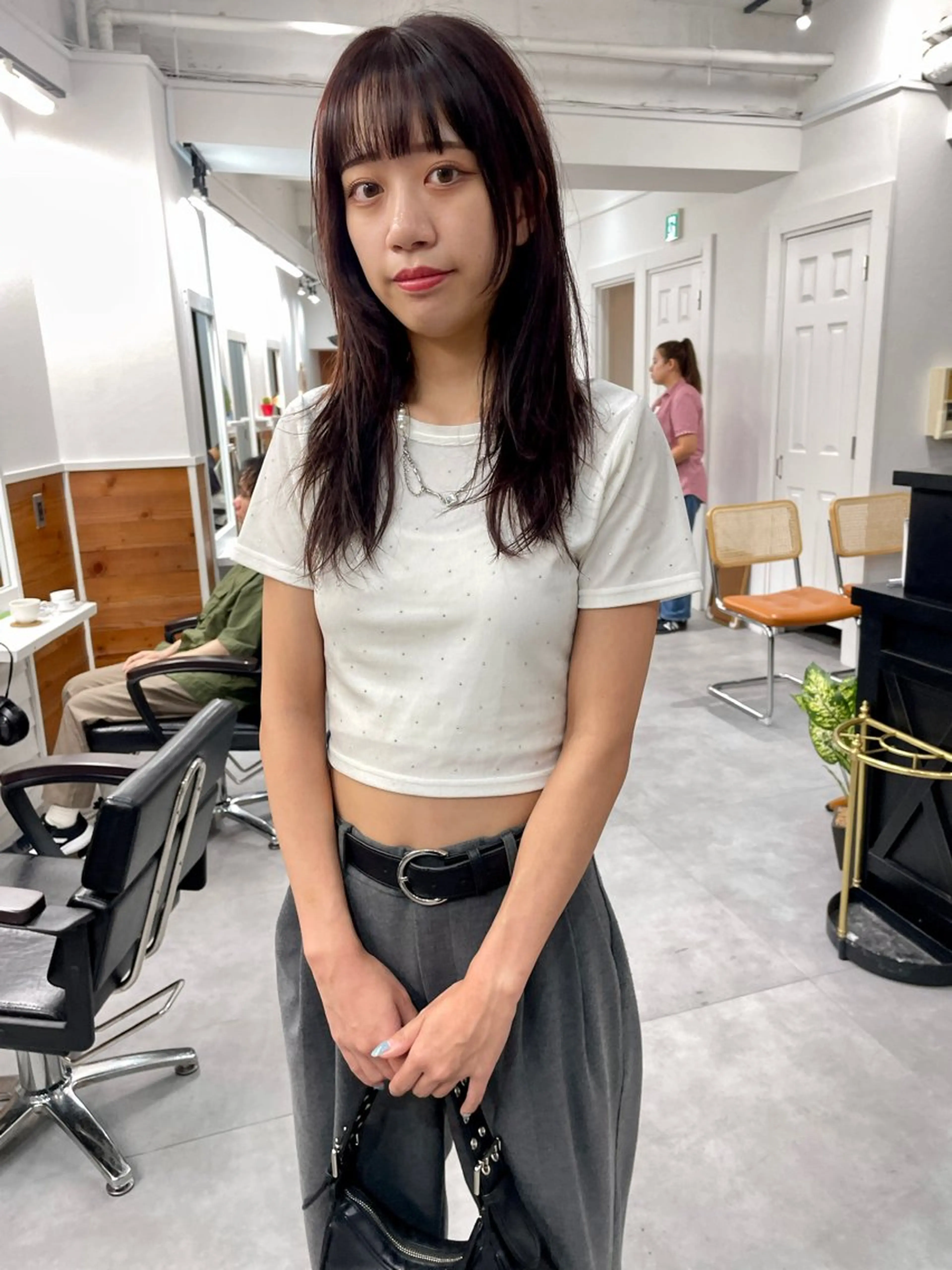 セミロング カラー レイヤーカット レイヤー／似合わせ TAKUYAのヘアスタイル