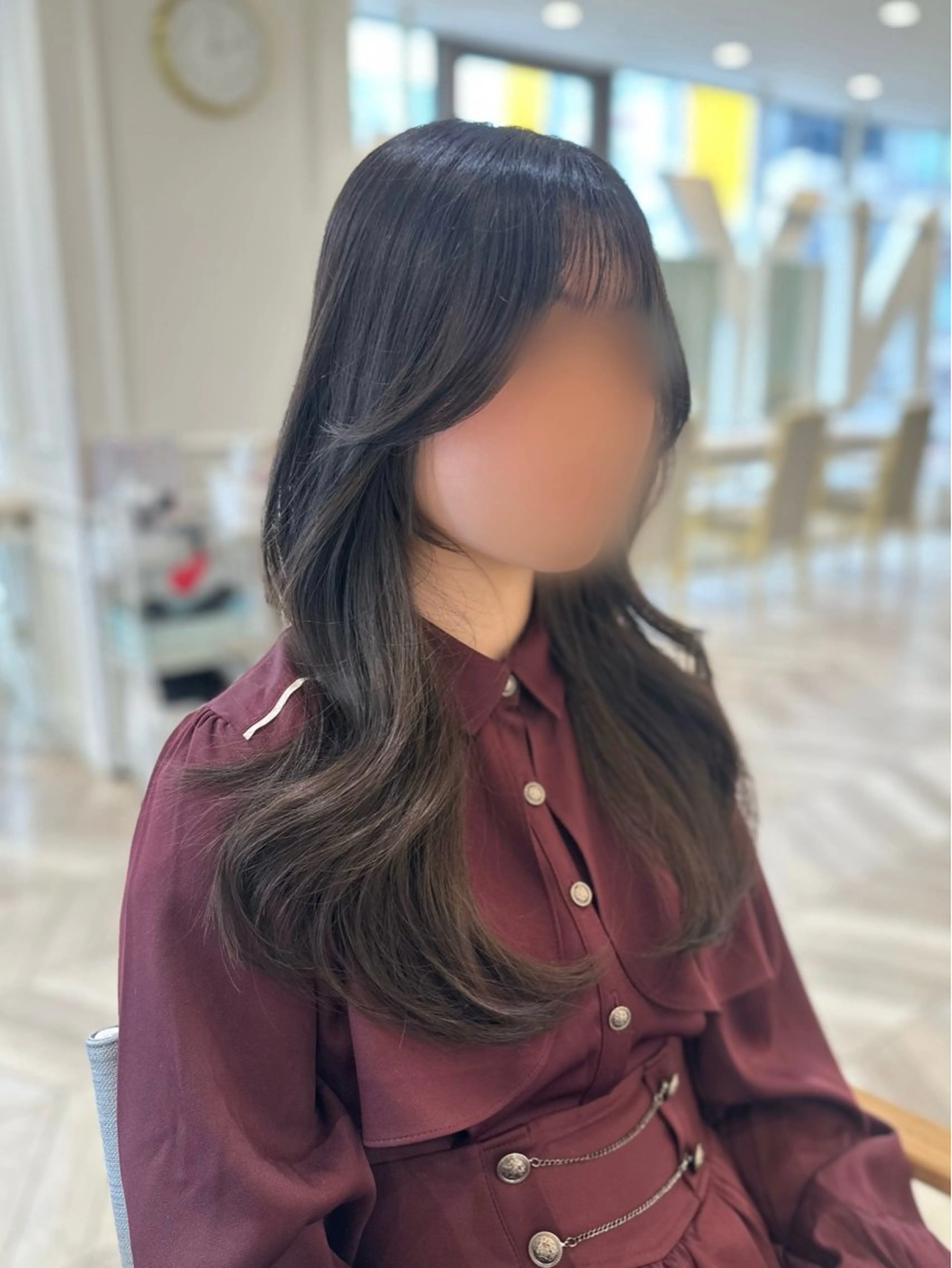 ロング 韓国ヘア 🇰🇷 RUKA 🩵🤍のヘアスタイル