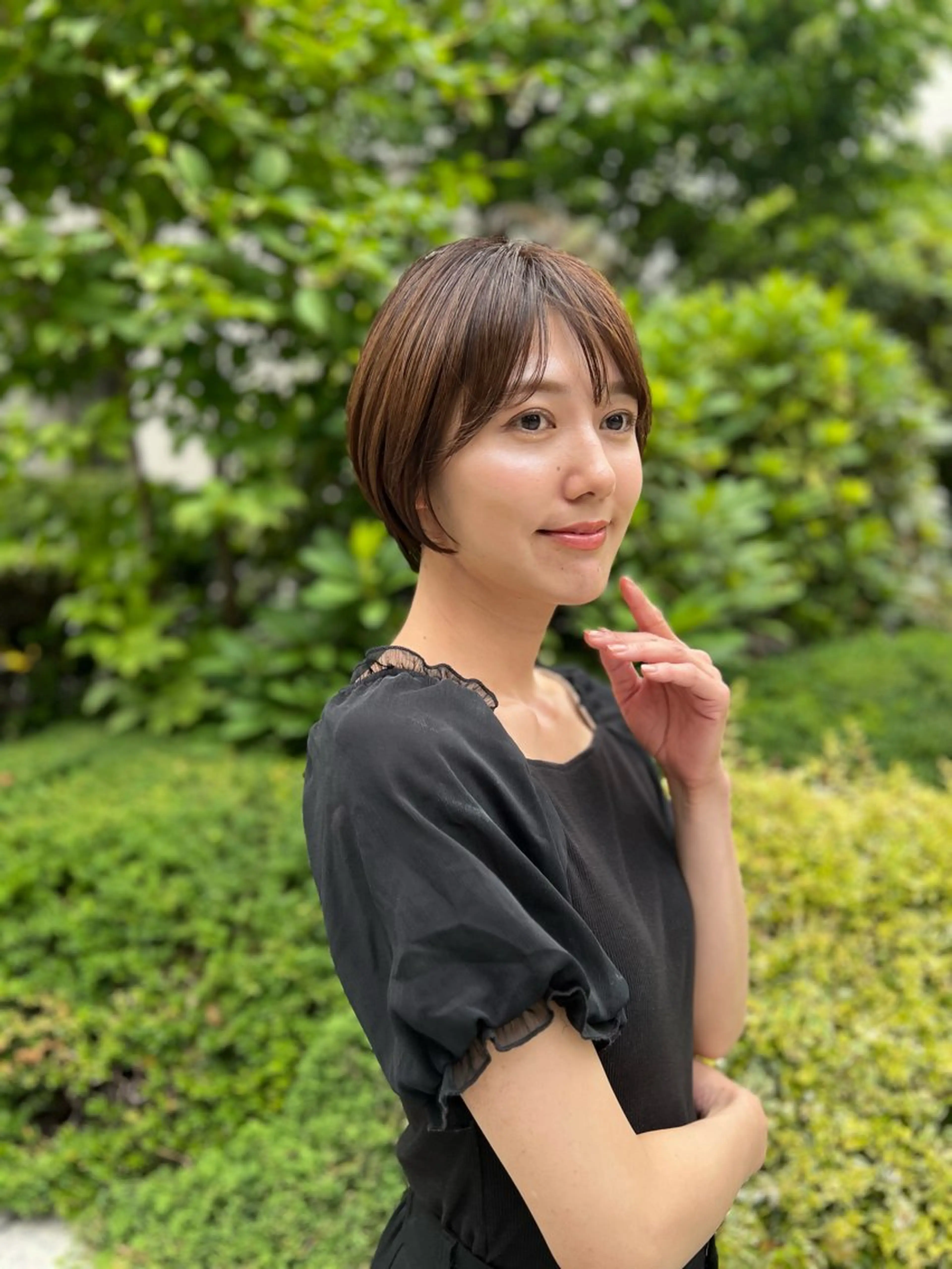 ショート カラー カット ヘアカラー トリートメント 新井 翼/銀座 メンズ◎ショート女子のヘアスタイル