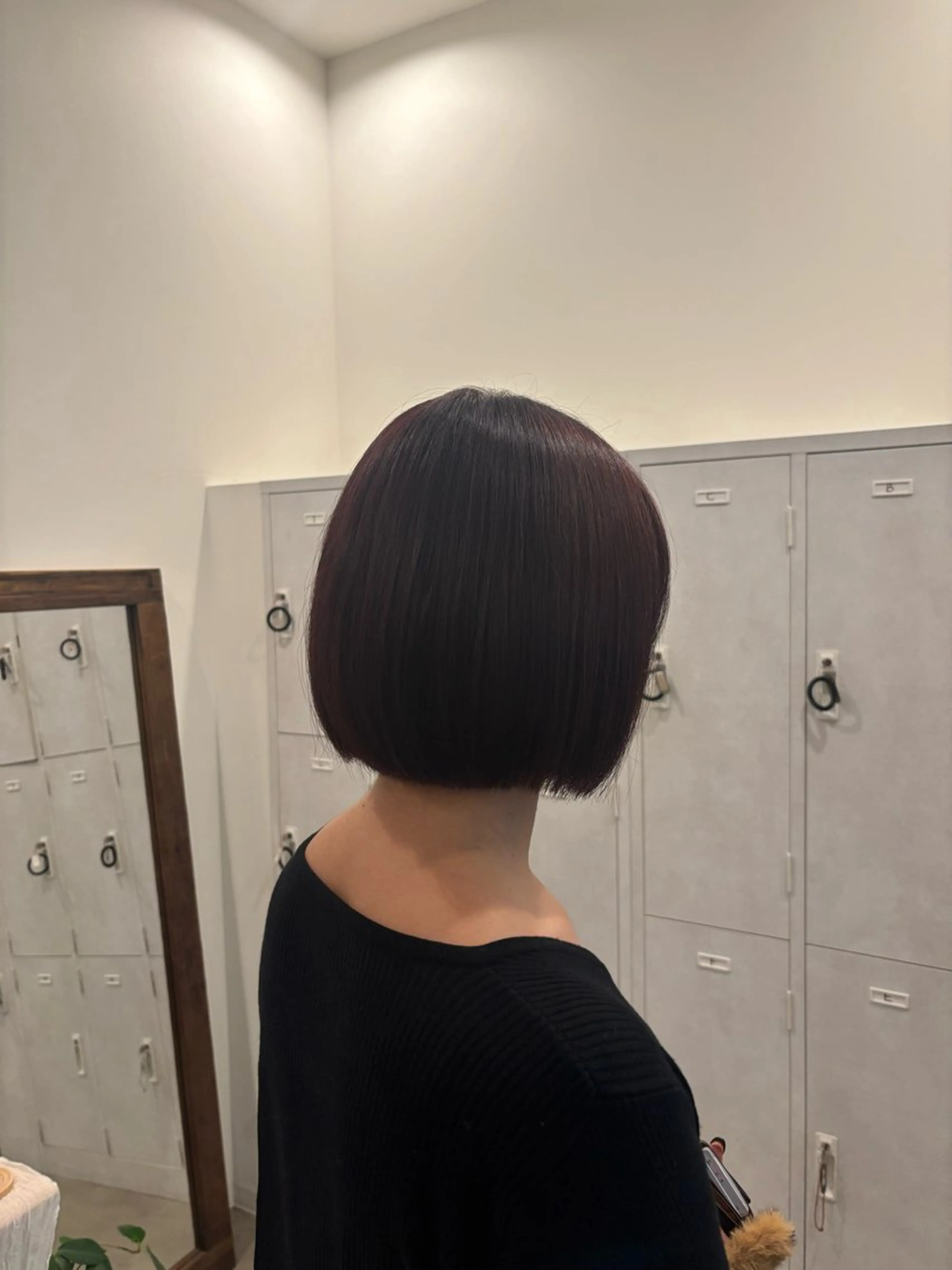 ショート カラー ボブ 佐藤 優里のヘアスタイル